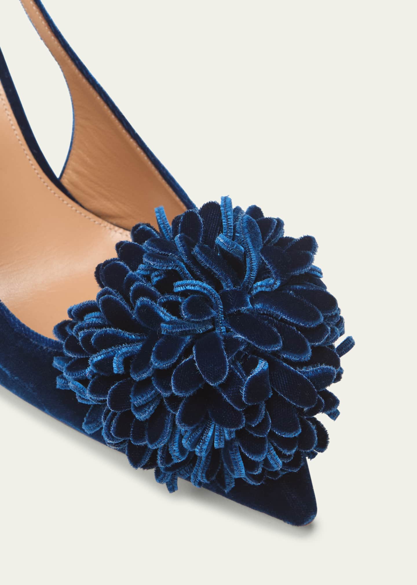 Aquazzura velvet pumps sales