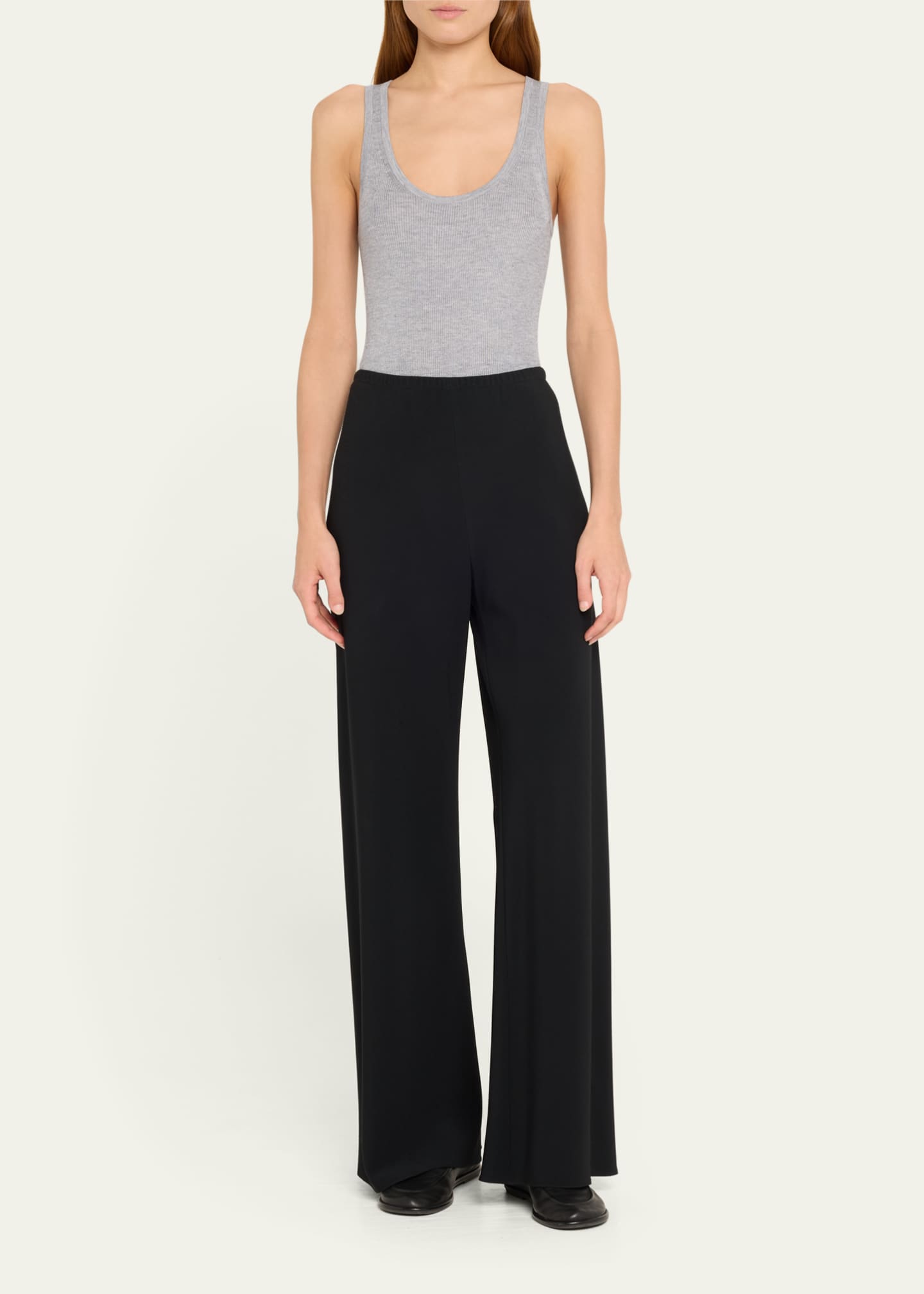 SIMKHAI Kioni Silk and Cashmere Scoop-Neck Tank Top Image 2 of 5