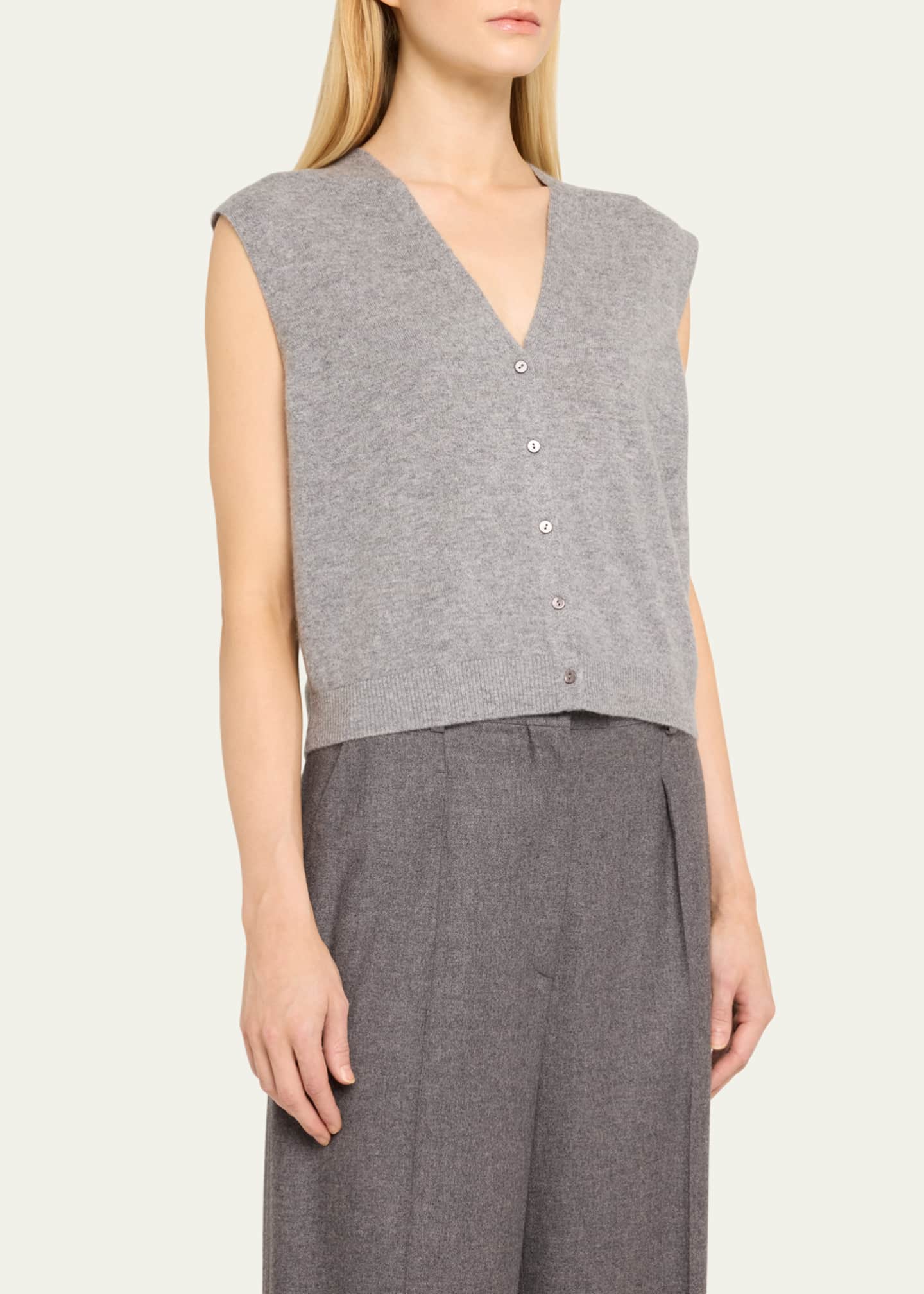 SIMKHAI Rozzi Cashmere Sweater Vest Image 4 of 5
