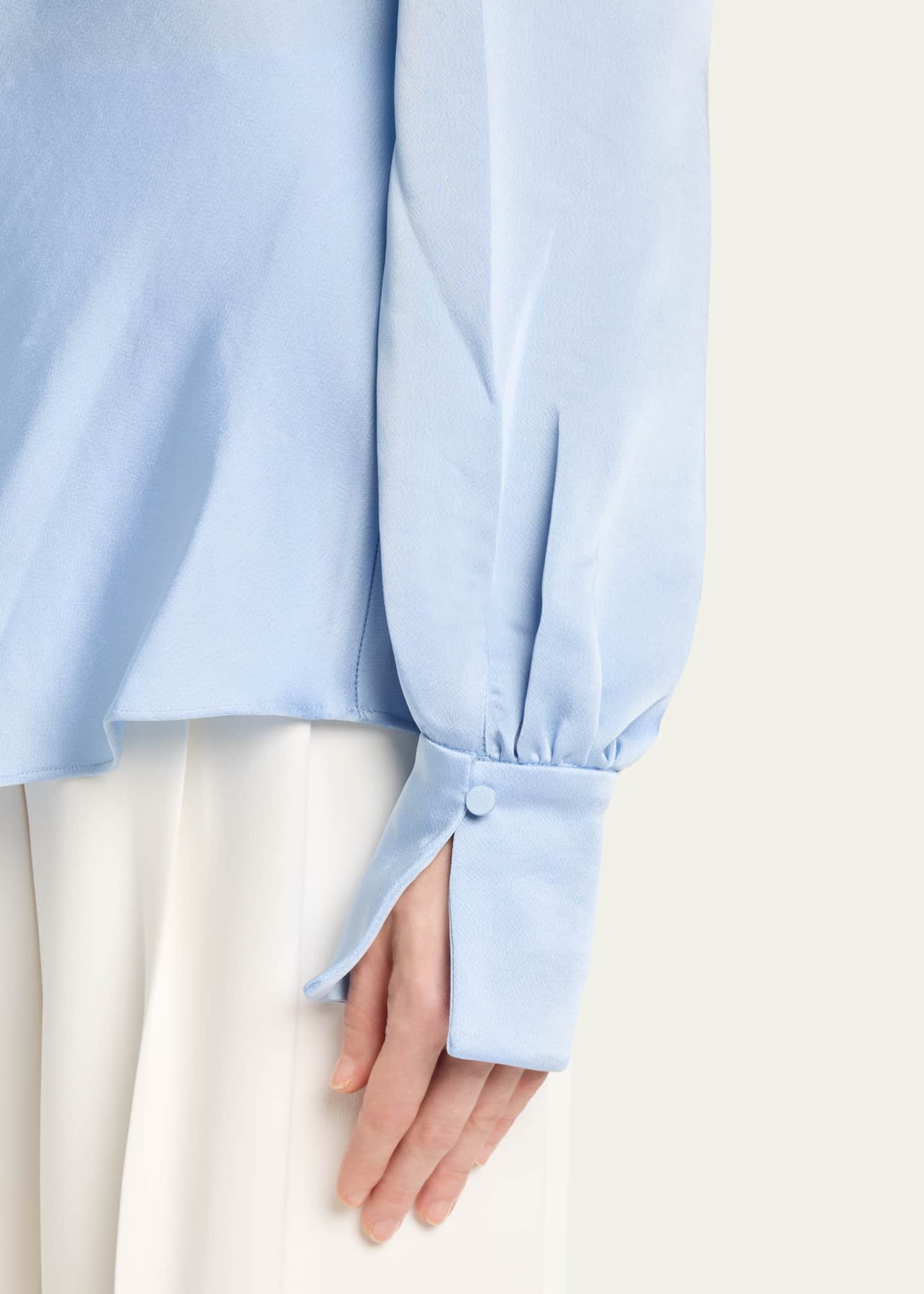 SIMKHAI Alice One-Shoulder Satin Top Image 5 of 5