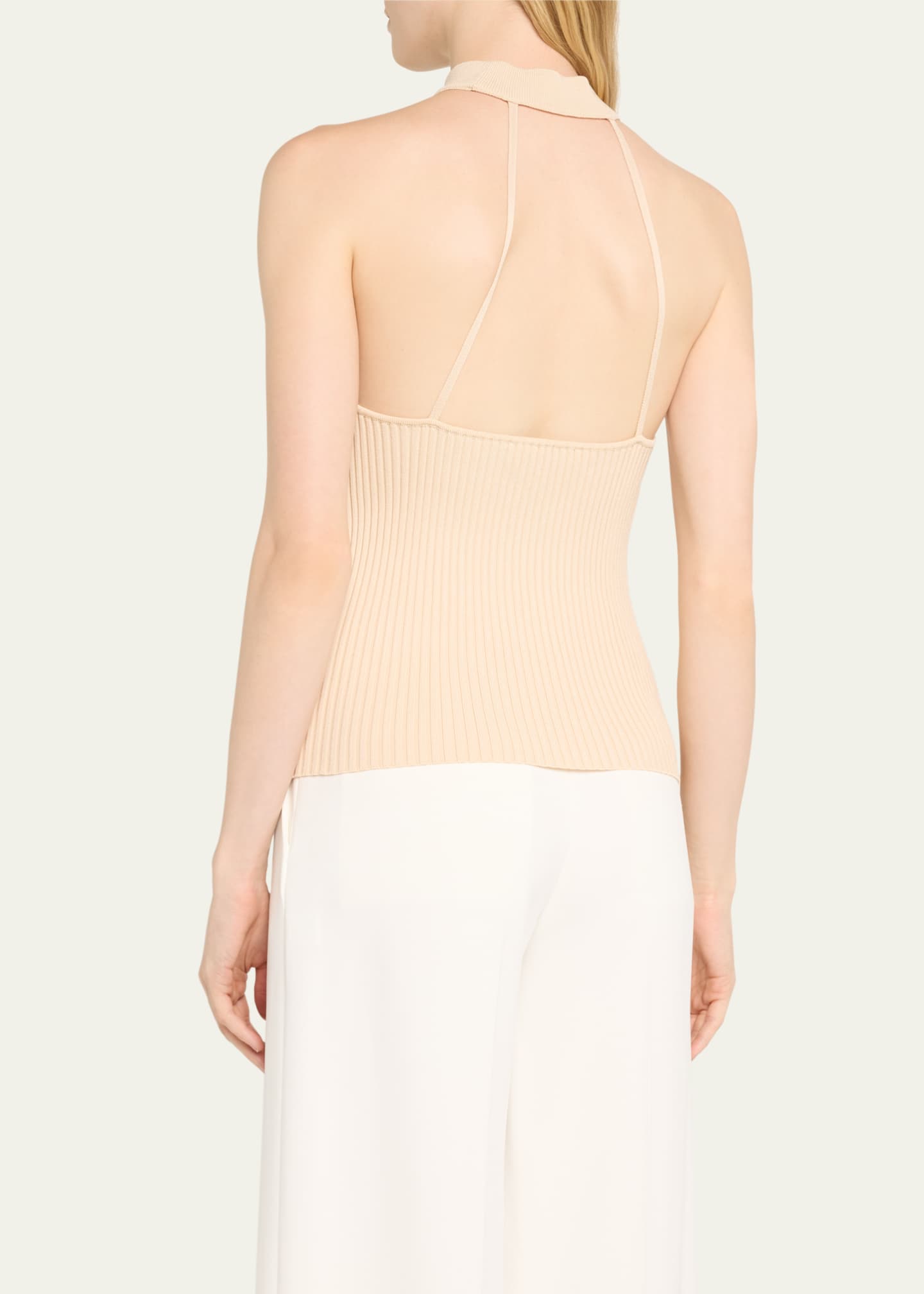 SIMKHAI Rubie Sleeveless Mock-Neck Hardware Top Image 3 of 5
