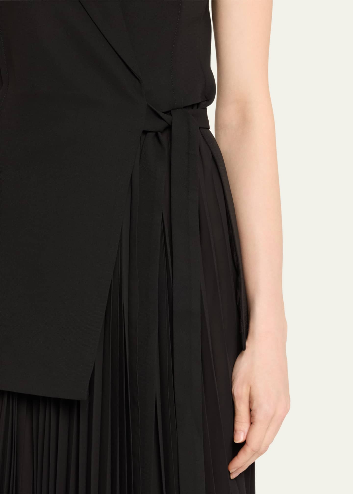 SIMKHAI Helena Combo Blazer Sleeveless Midi Dress Image 5 of 5