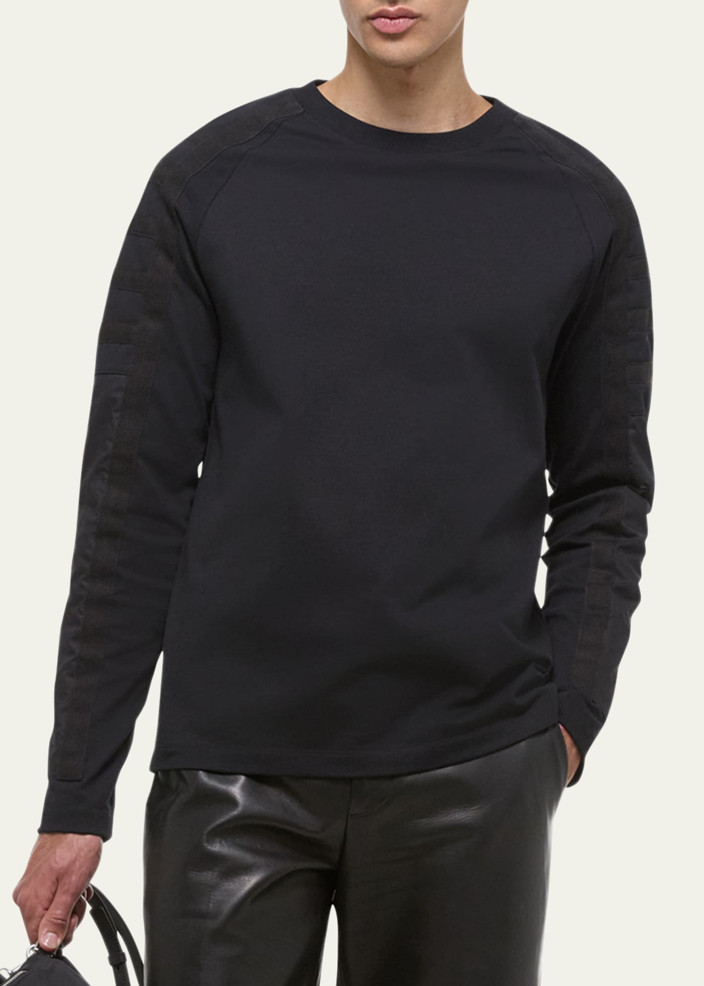 Helmut Lang Men s Padded Raglan T Shirt Bergdorf Goodman