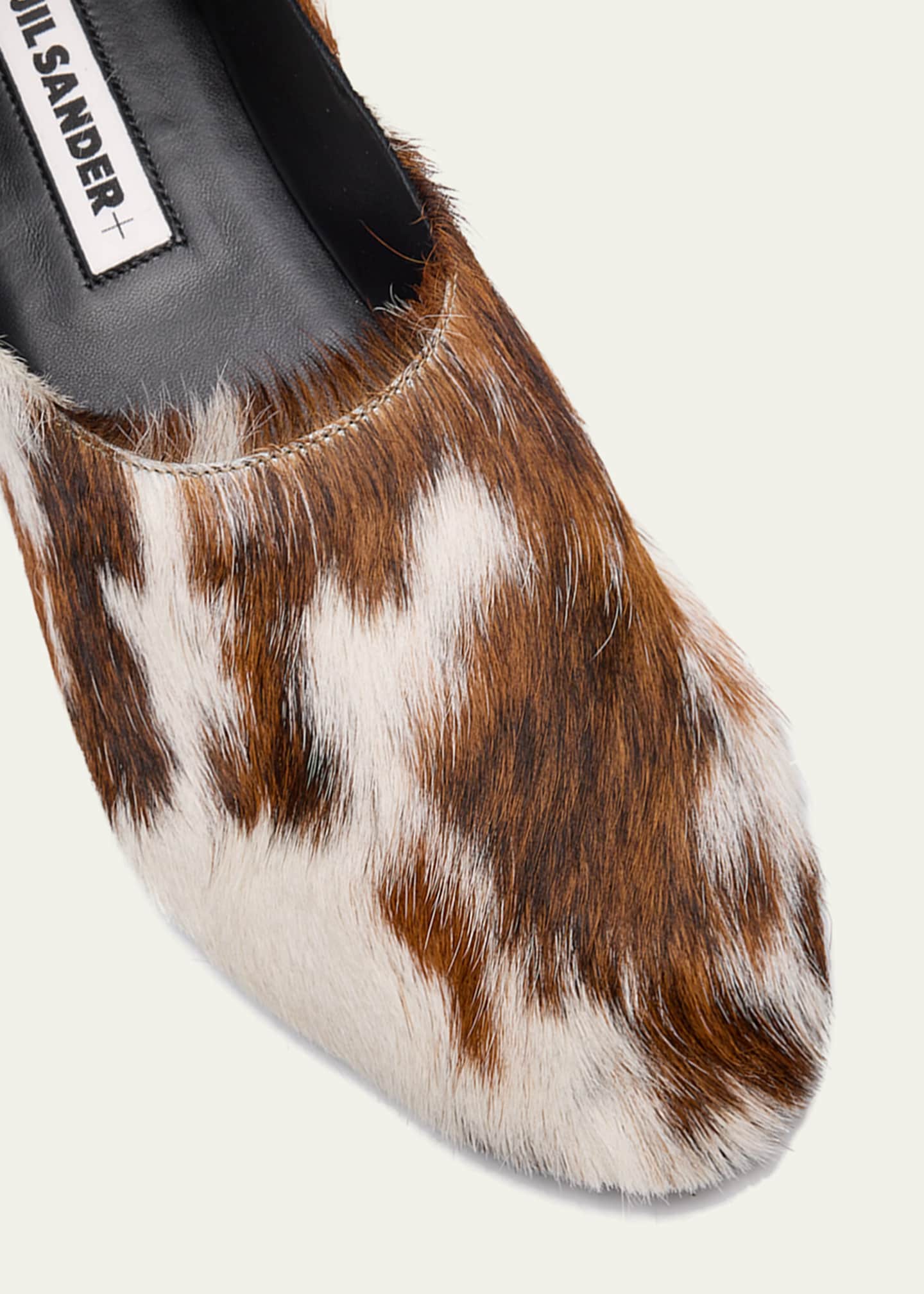 Jil Sander Calf Hair Slipper Loafers Image 5 of 6