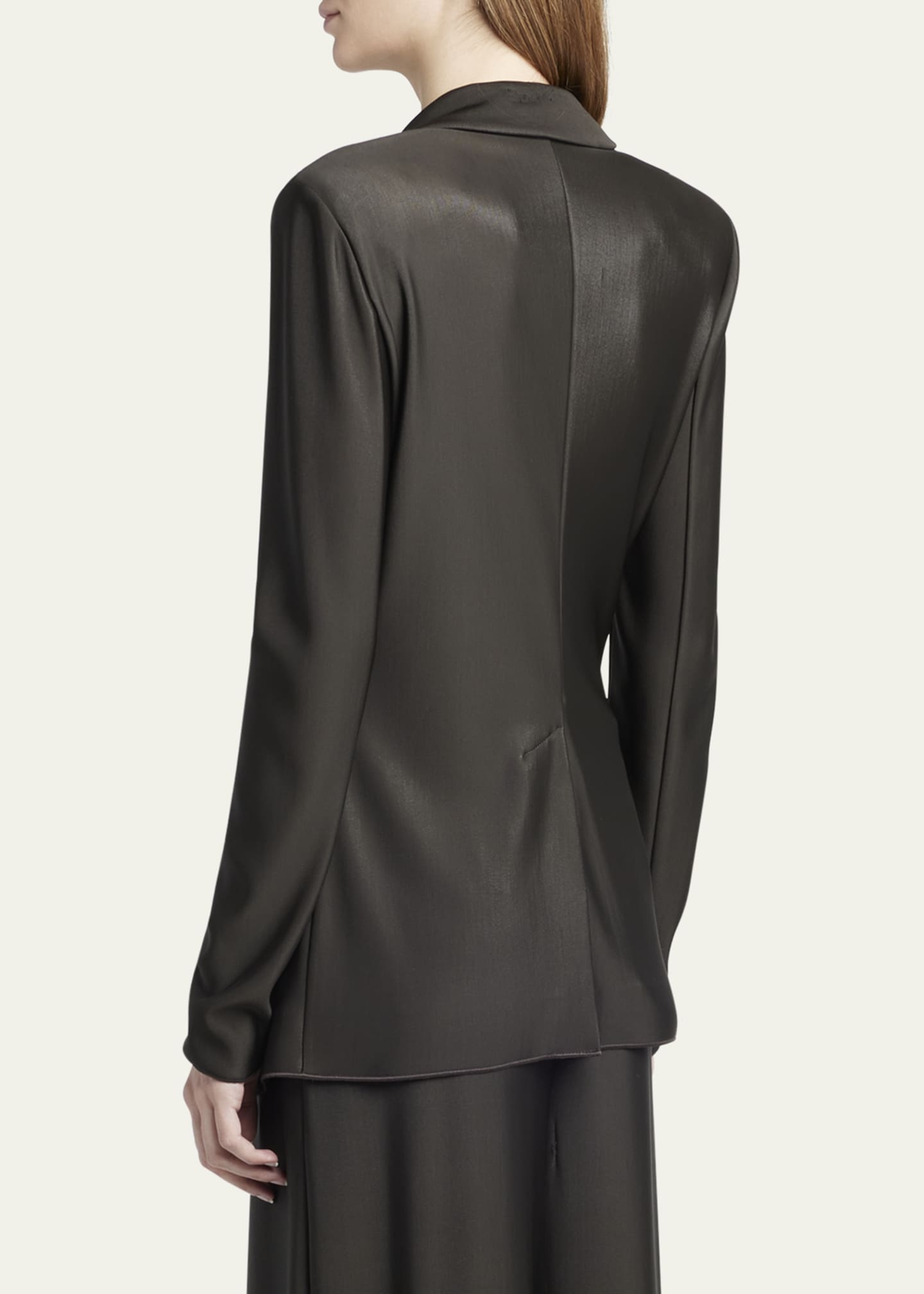 Giorgio Armani Double Jersey Blazer Jacket Image 3 of 5