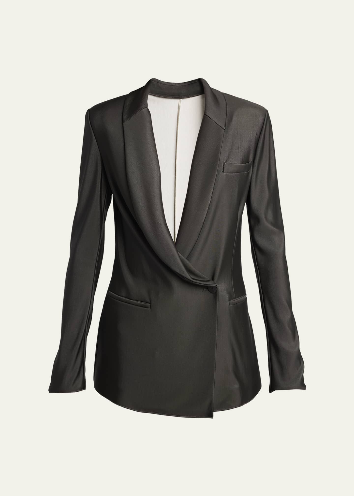 Giorgio Armani Double Jersey Blazer Jacket Image 1 of 5