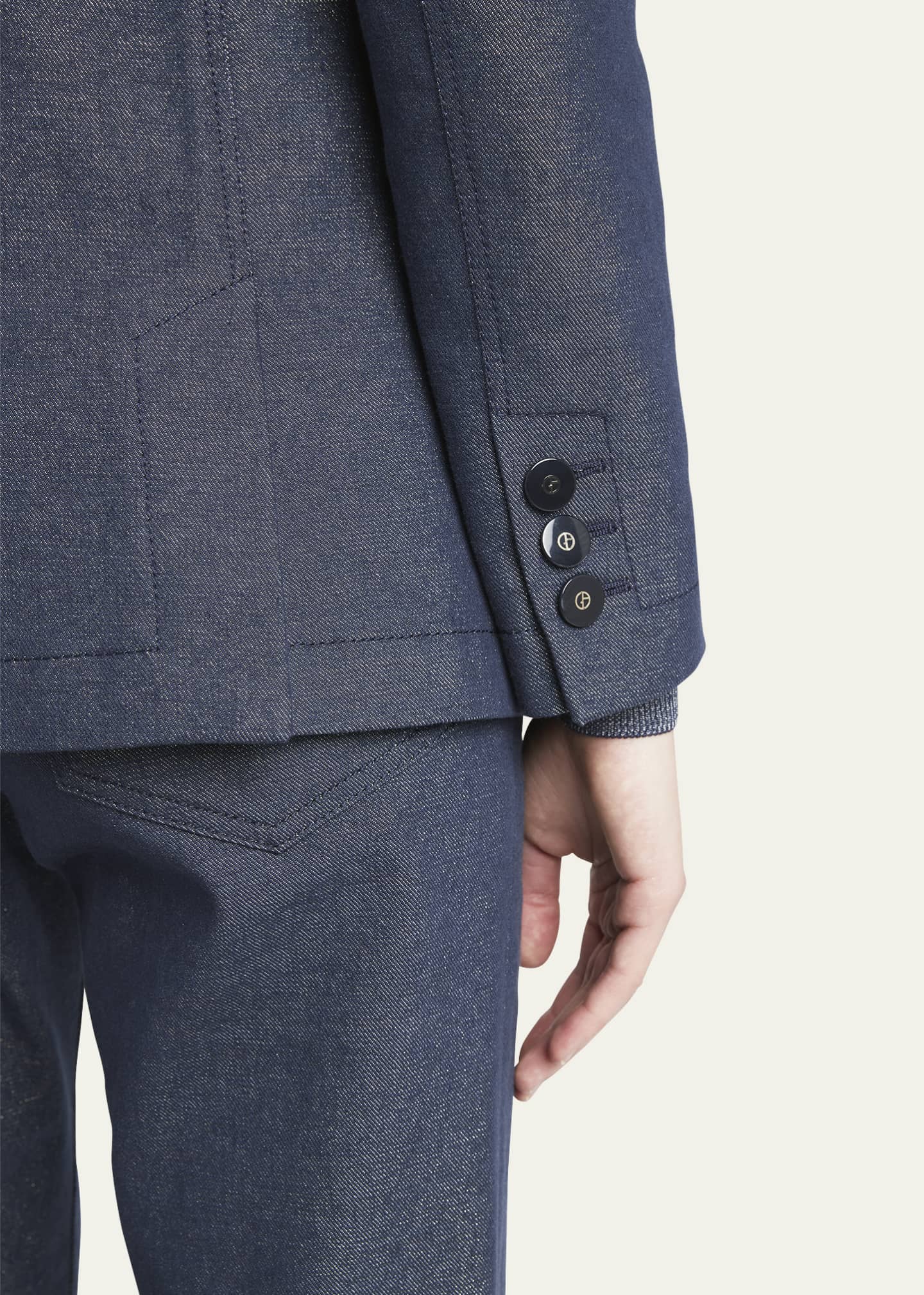 Giorgio Armani One Button Blazer