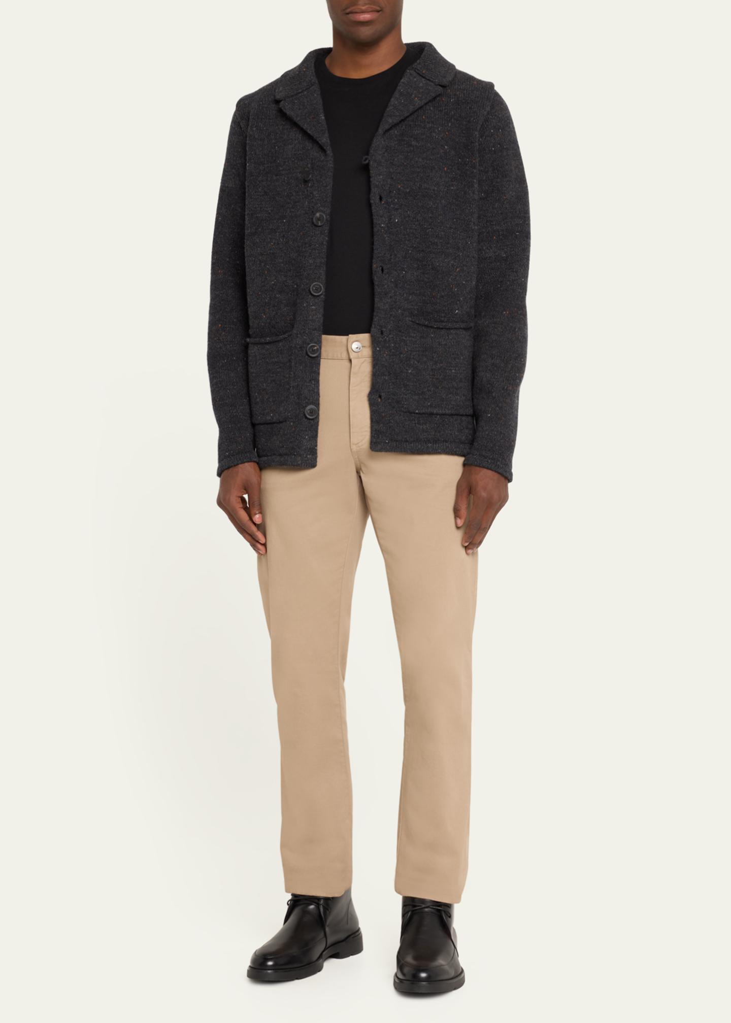 Inis Meain Men's Classic Town Pub Sweater Jacket - Bergdorf Goodman