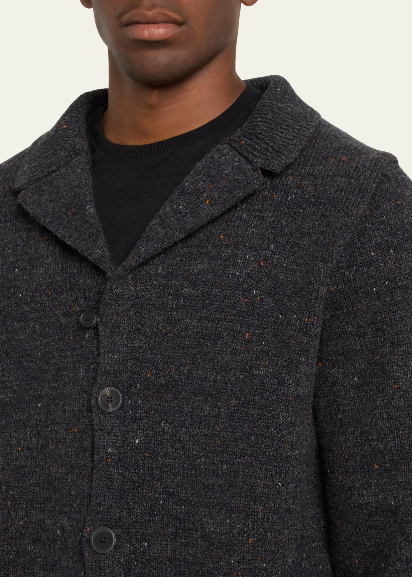 Inis Meain Men's Classic Town Pub Sweater Jacket - Bergdorf Goodman