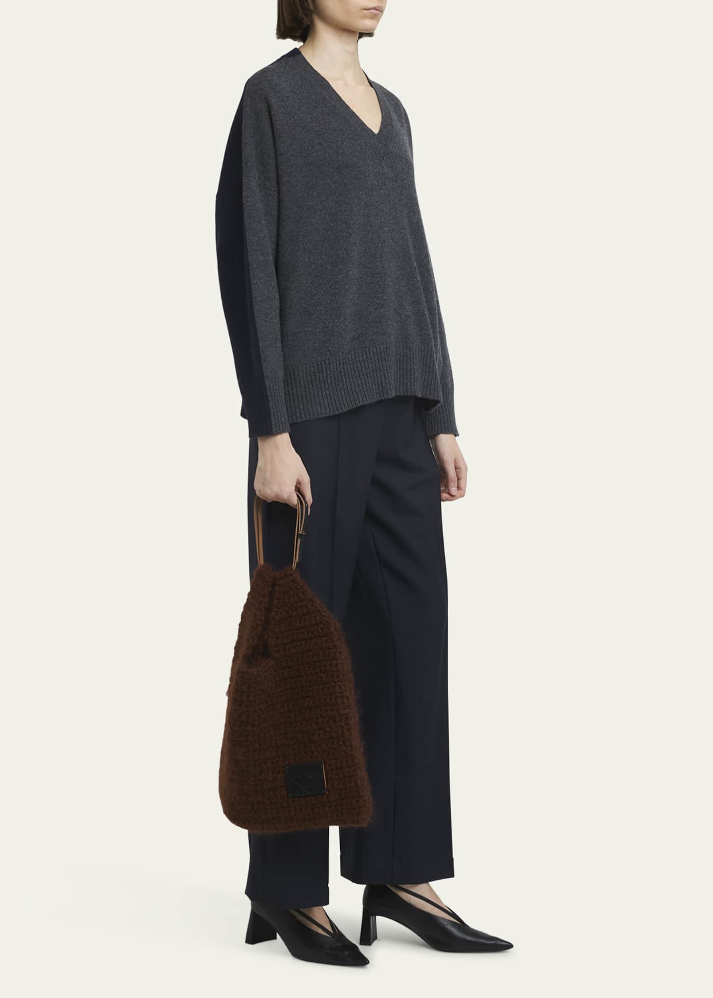 Plan C Shopper Wool Tote Bag Image 5 of 5