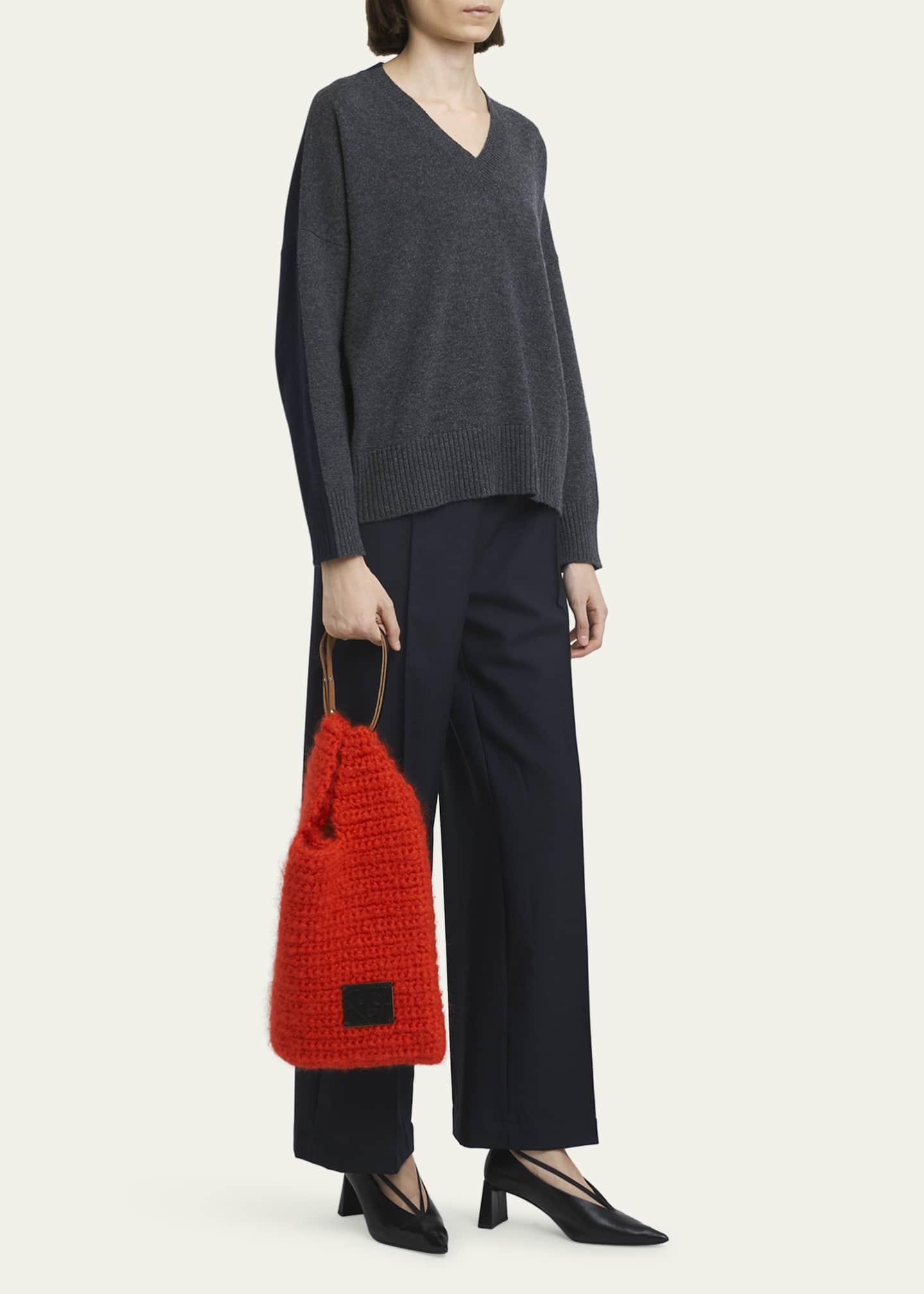 Plan C Shopper Wool Tote Bag Image 5 of 5