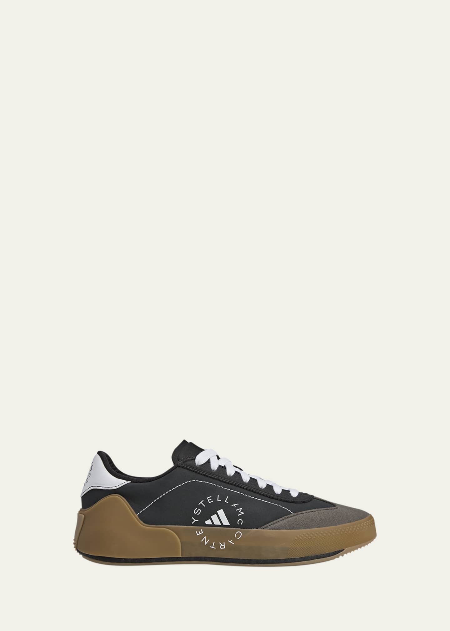 adidas by Stella McCartney Court Boost Lace-Up Sneakers Image 1 of 5