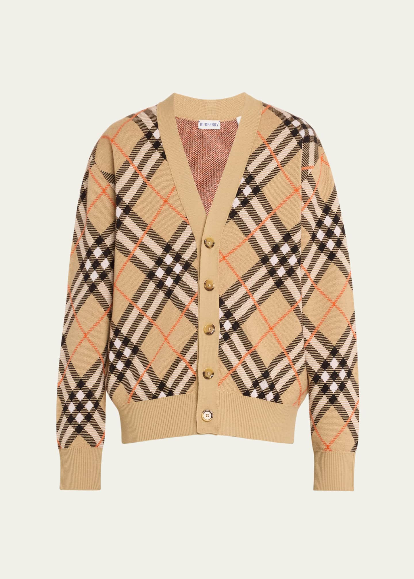 Burberry Men s Vintage Check Cardigan