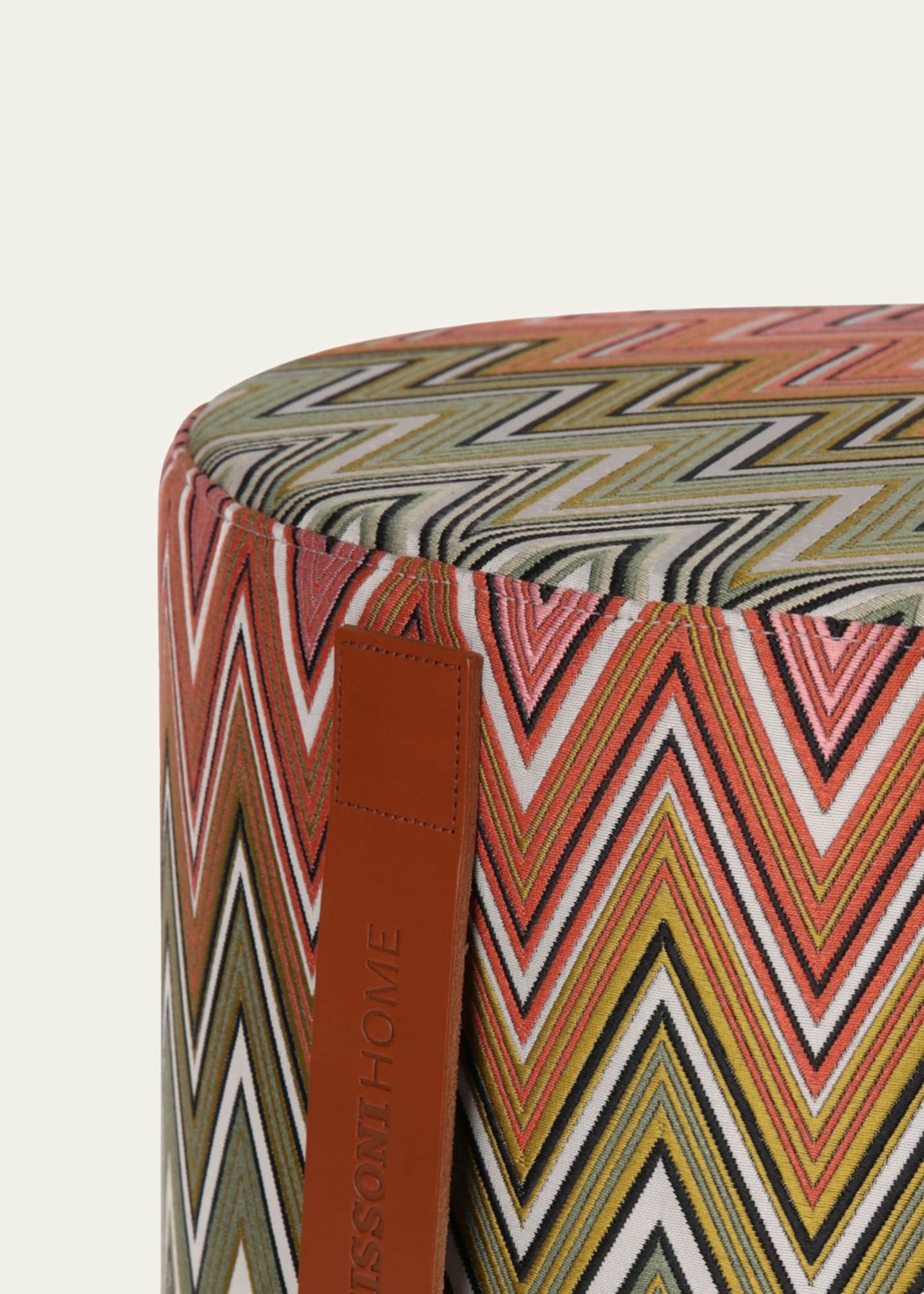 Missoni Home Birmingham Cylinder Pouf Image 2 of 3
