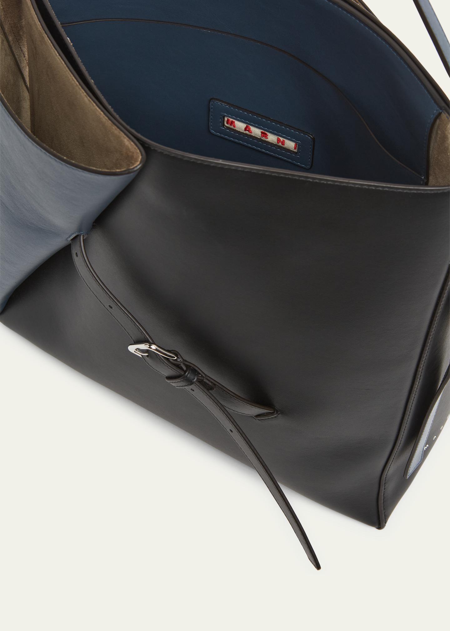 Marni Two Tone Leather Shoulder Bag Marni Two-Tone Shoulder Bag