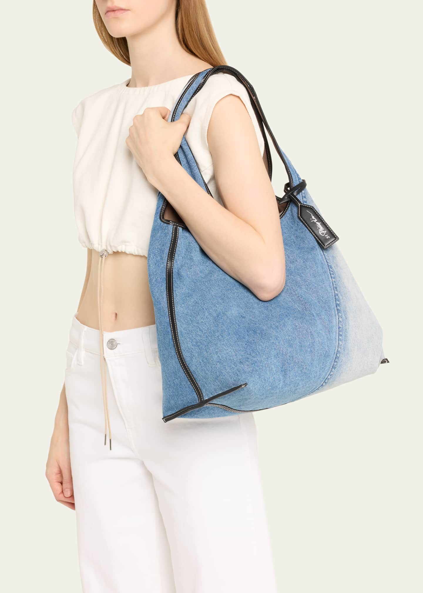 3.1 Phillip Lim Denim Market Tote Bag - Bergdorf Goodman