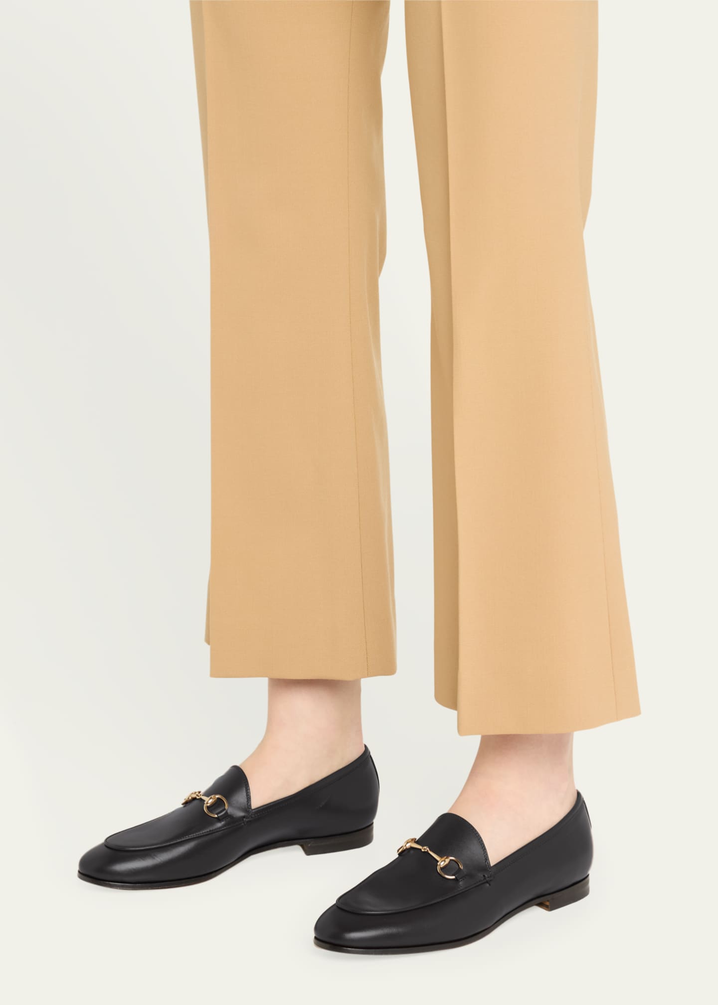 Gucci Jordaan Leather Horsebit Loafers Image 2 of 5