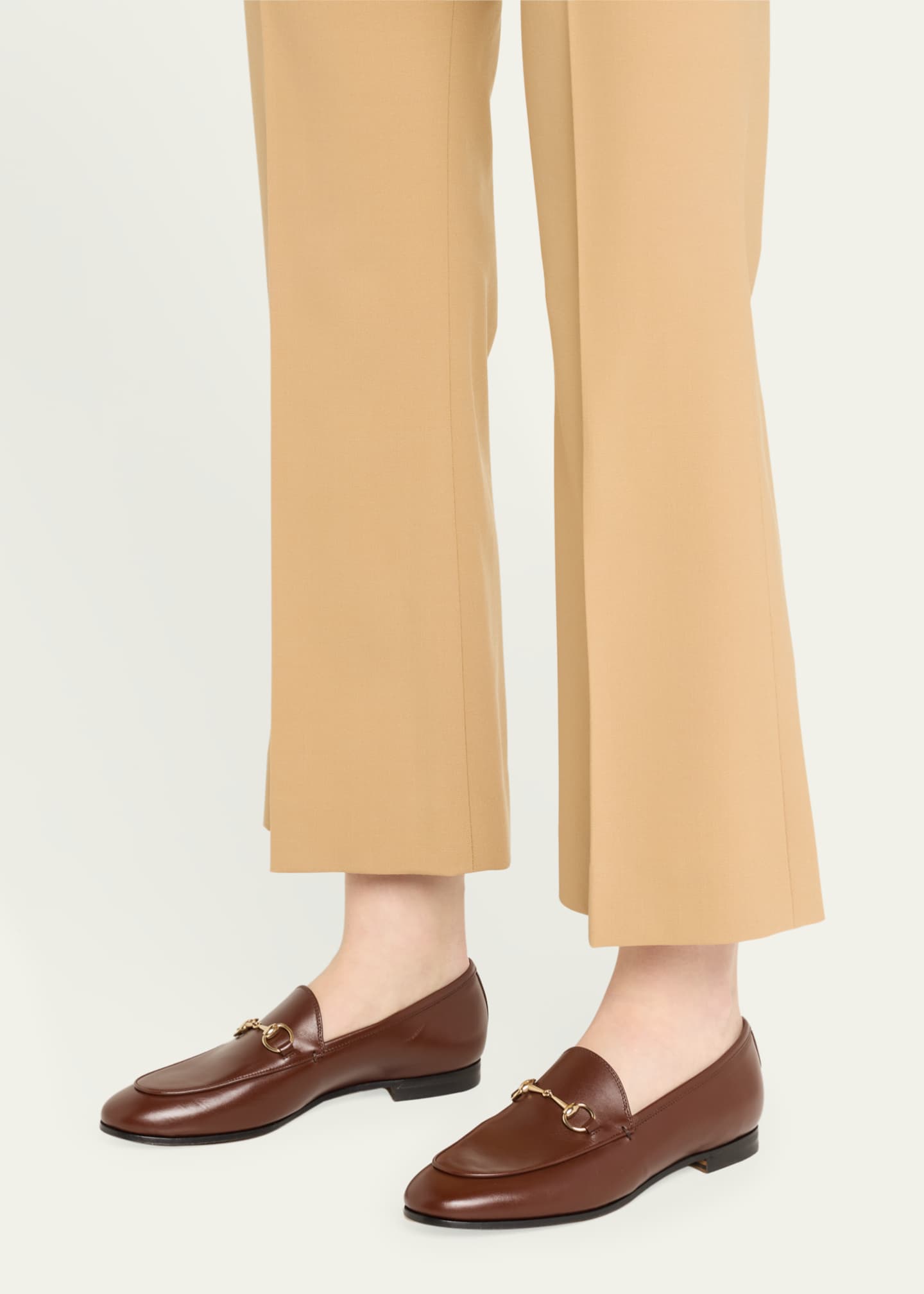 Gucci Jordaan Leather Horsebit Loafers Image 2 of 5