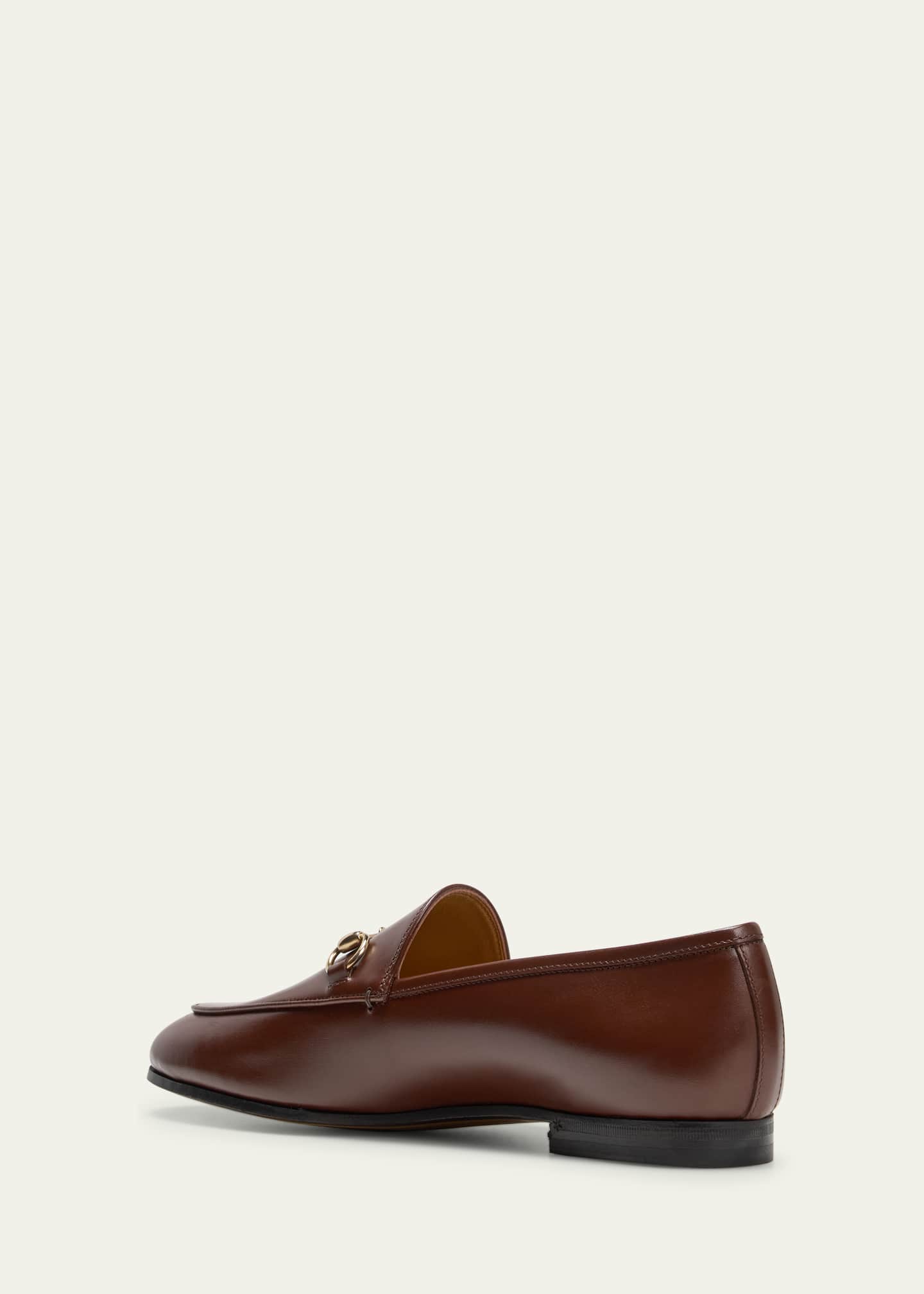 Gucci Jordaan Leather Horsebit Loafers Image 4 of 5