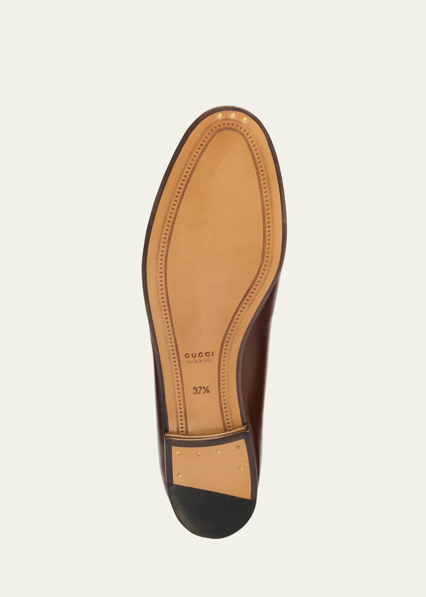 GUCCI Men’s Jordaan Brown GG Canvas Logo Horsebit Loafers Size 7 GUCCI || Jordaan Horsebit GG Monogram Canvas Loafer Flat  main image 2