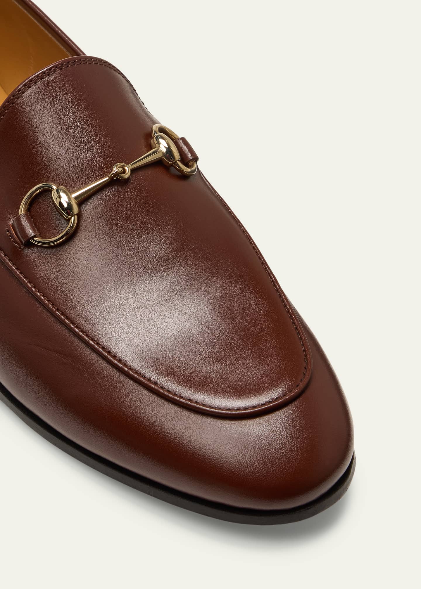 Gucci Jordaan Leather Horsebit Loafers Image 5 of 5