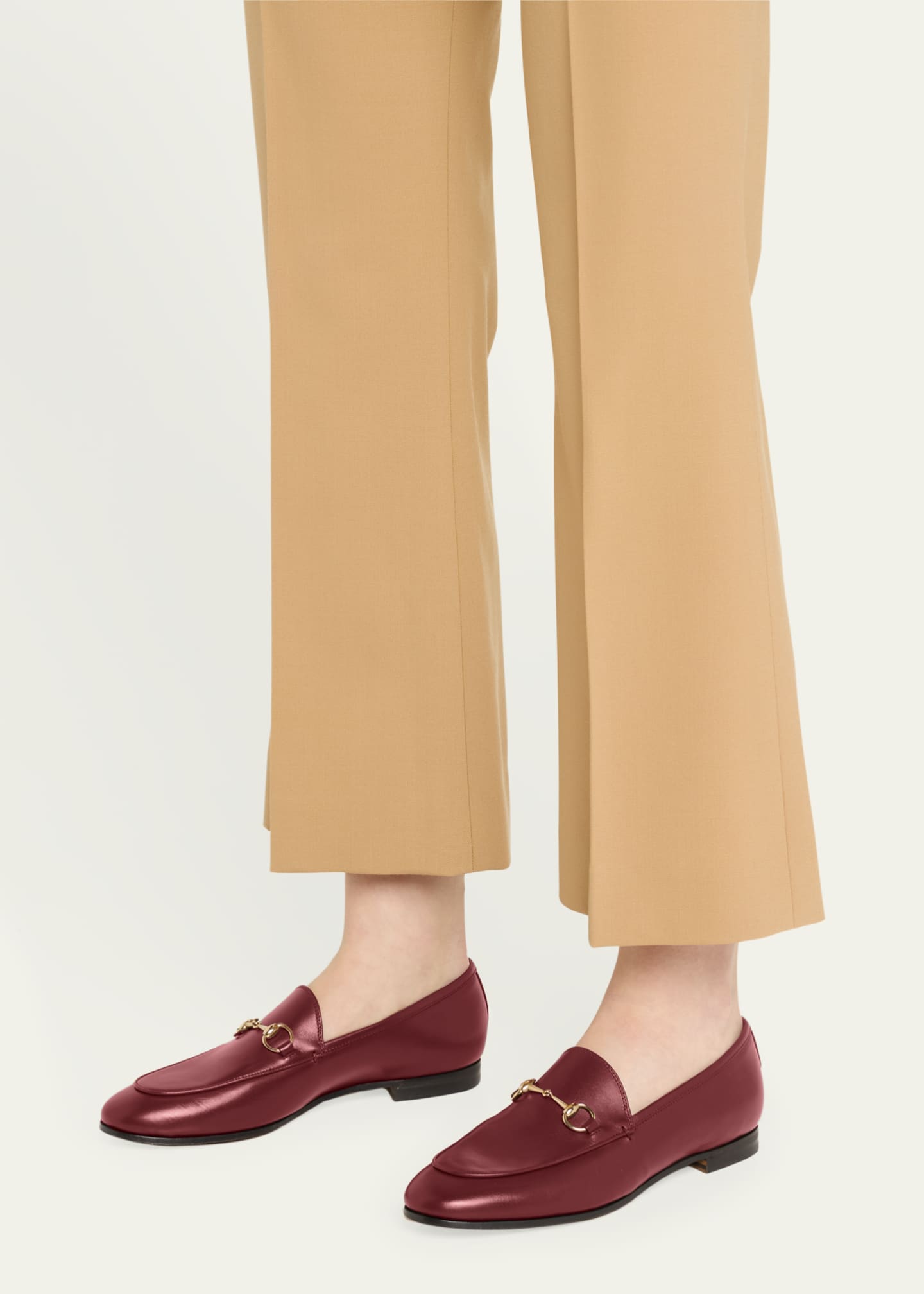 Gucci Jordaan Leather Horsebit Loafers Image 2 of 5