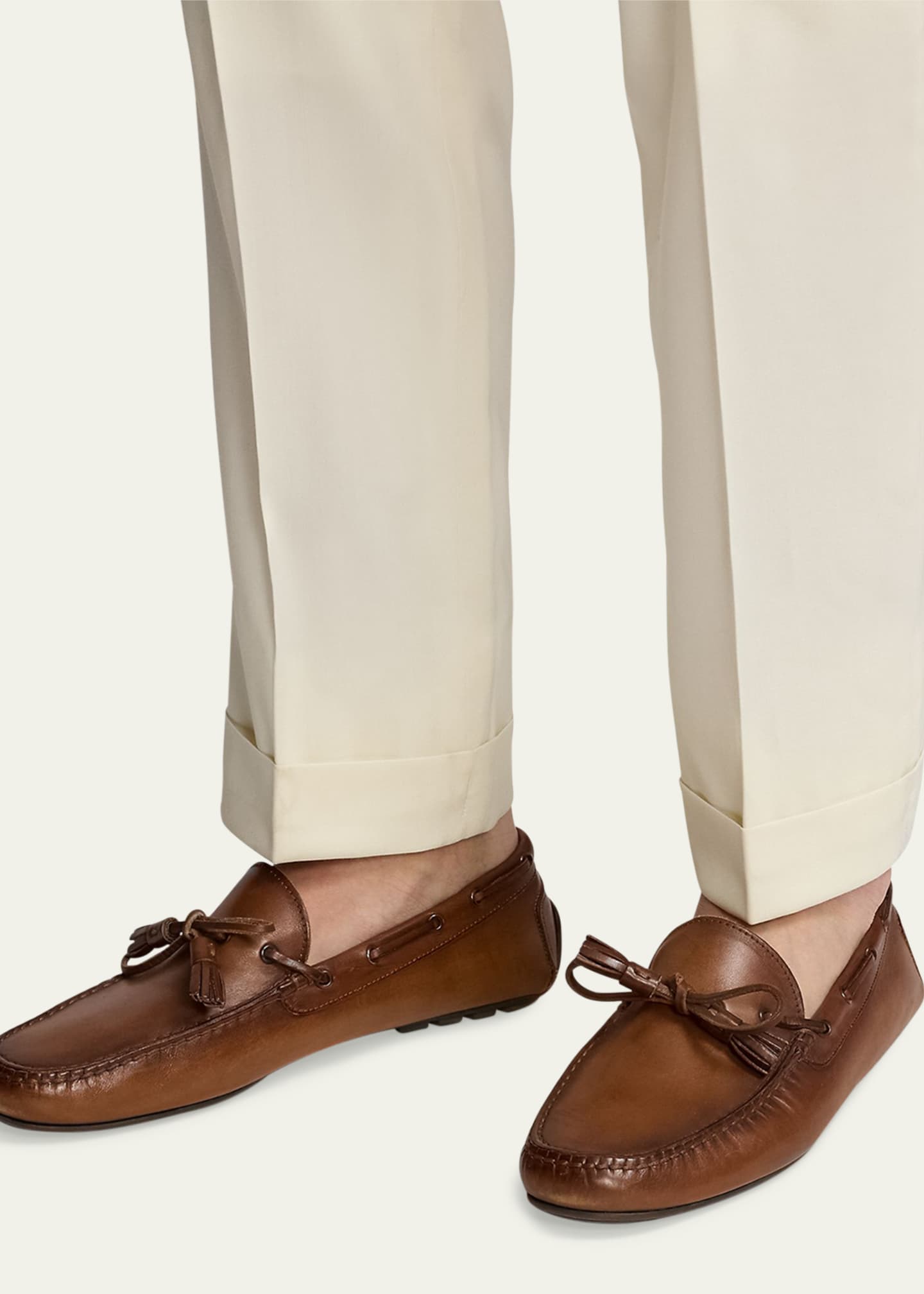 Ralph Lauren Purple Label Men's Harold Hand-Burnished Leather