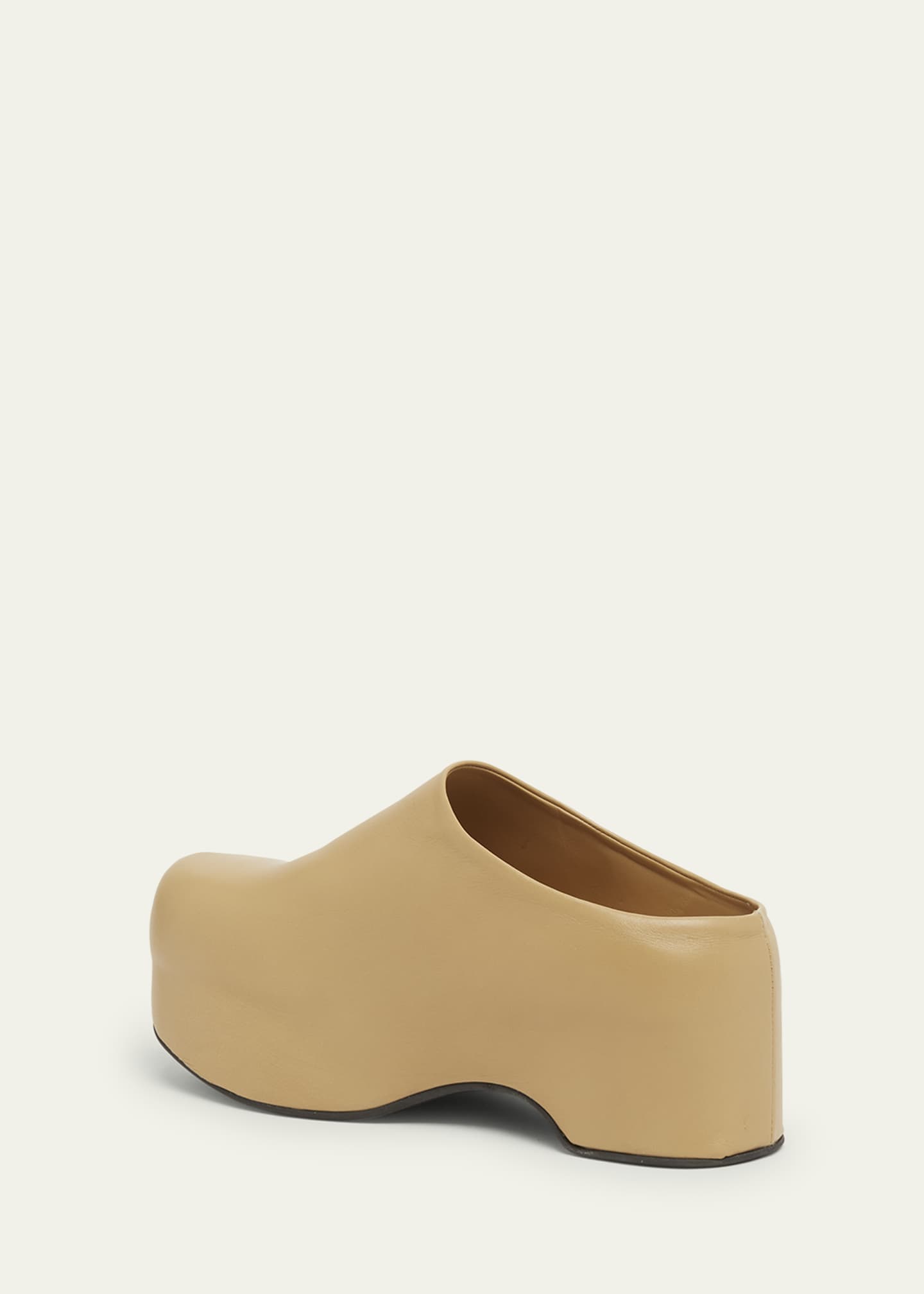 Marni Leather Chunky Sabot Clogs Image 2 of 3