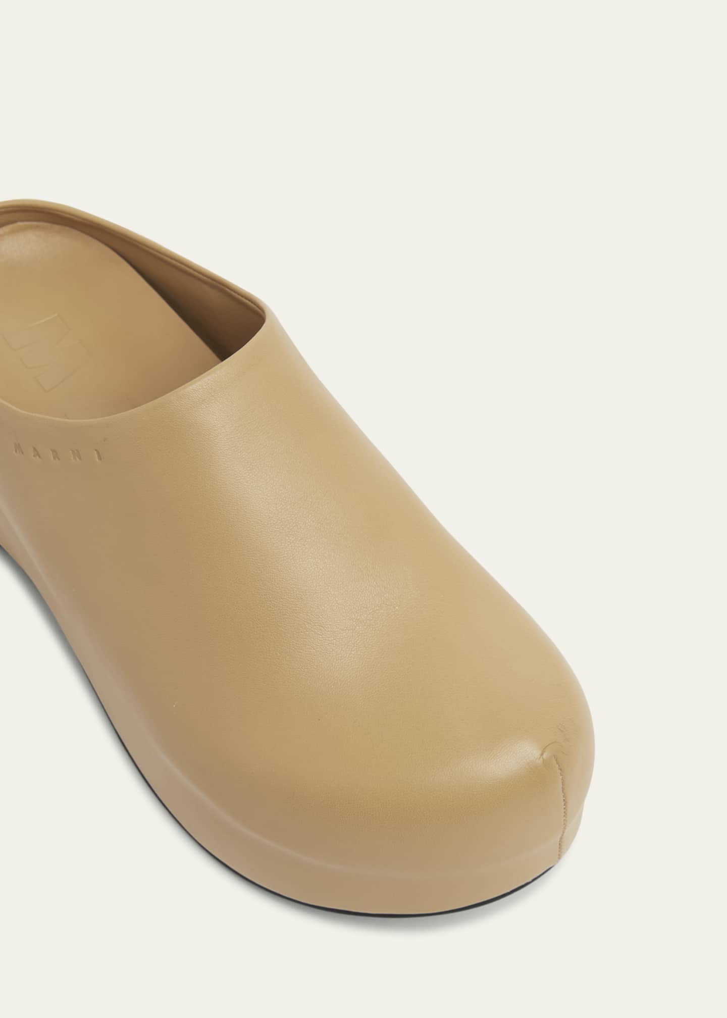 Marni Leather Chunky Sabot Clogs Image 3 of 3