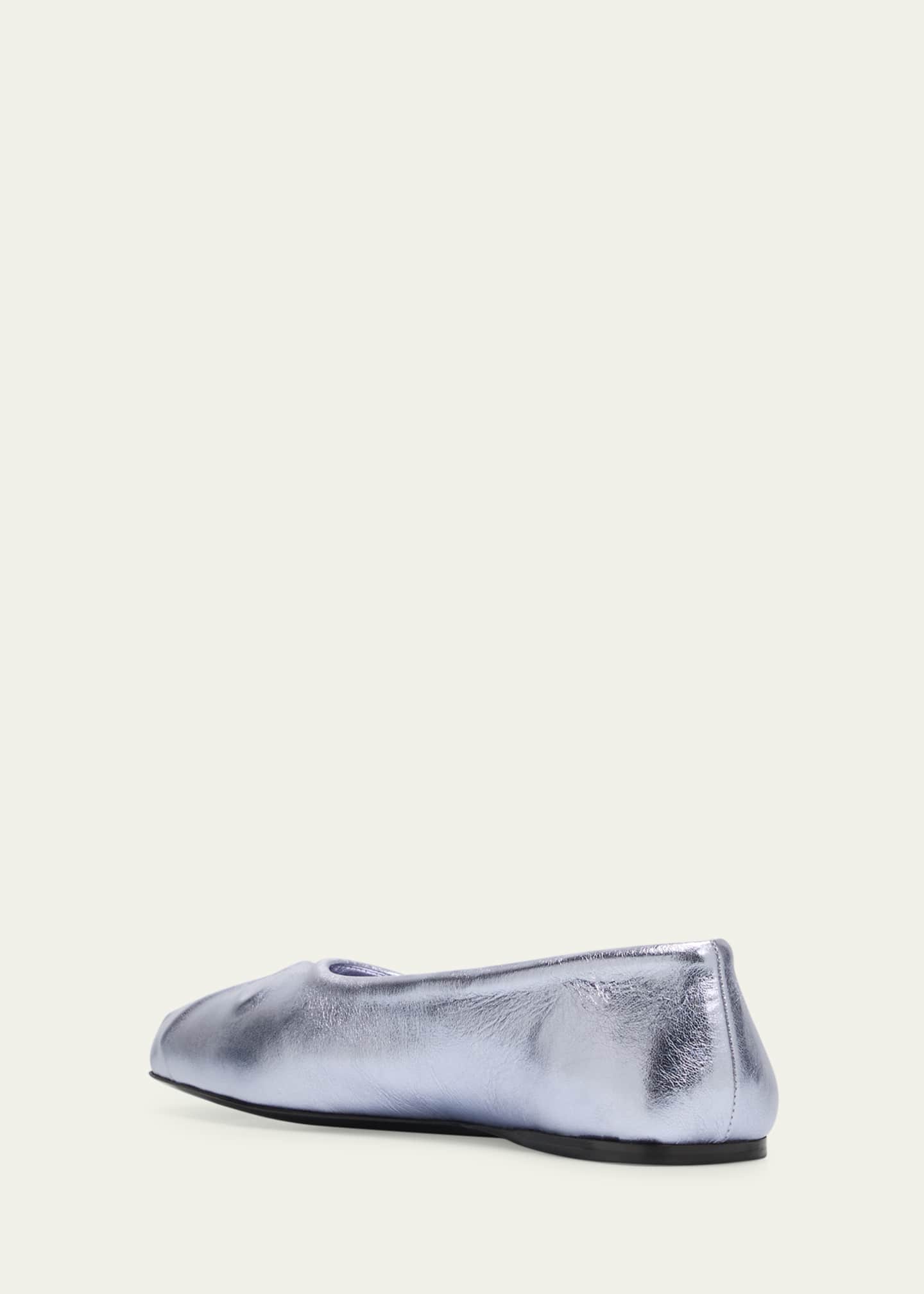 Marni Dancer Metallic Bow Ballerina Flats Image 4 of 5