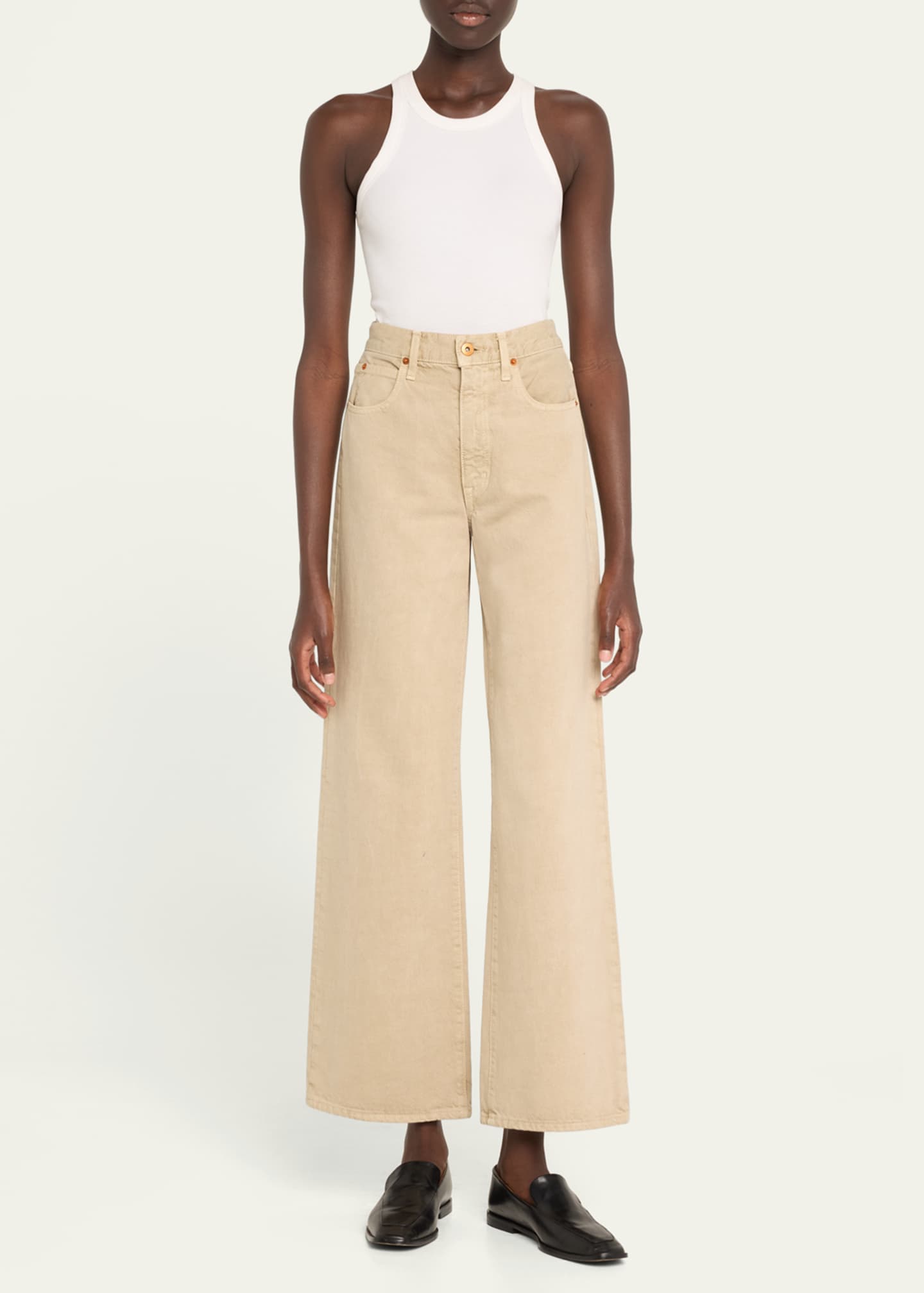 SLVRLAKE Grace Wide-Leg Jeans Image 2 of 5
