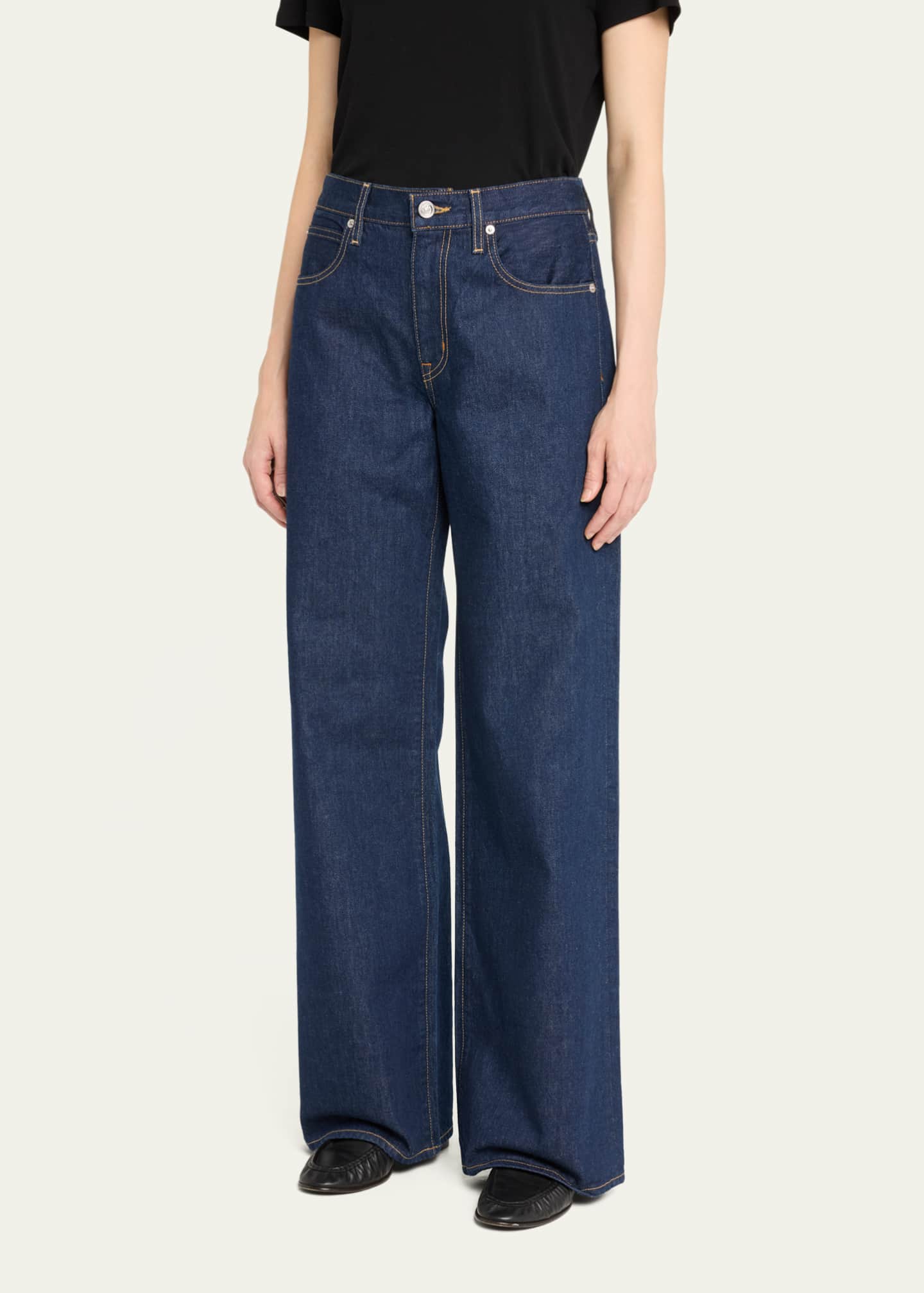 SLVRLAKE Selena Wide-Leg Jeans Image 4 of 5