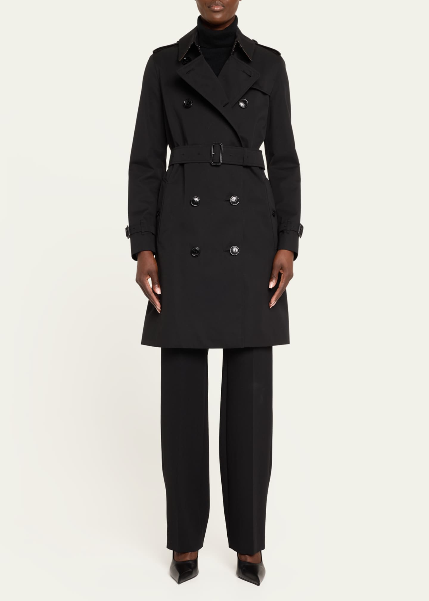 Burberry Kensington Belted Trench Coat Image 2 of 5
