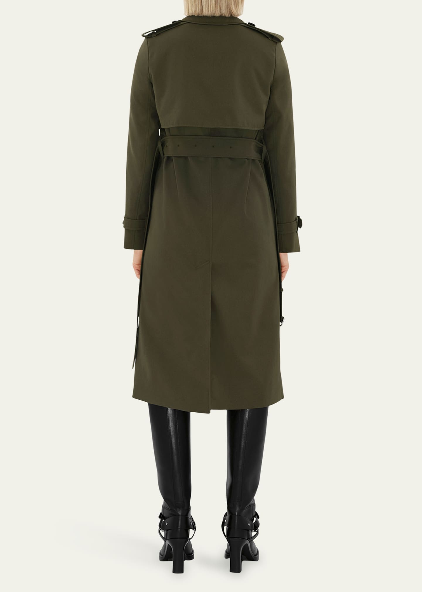 アウターその他 BURBERRY Woman Trench coat Green 8102945 BURBERRY: women's trench coat - Green | Burberry jacket