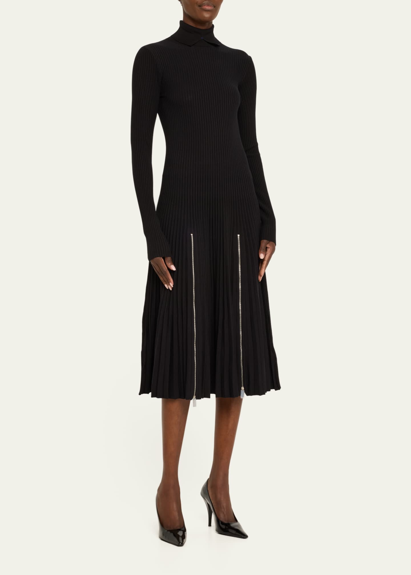 BURBERRY 26S TURTLENECK KNIT DRESS 420