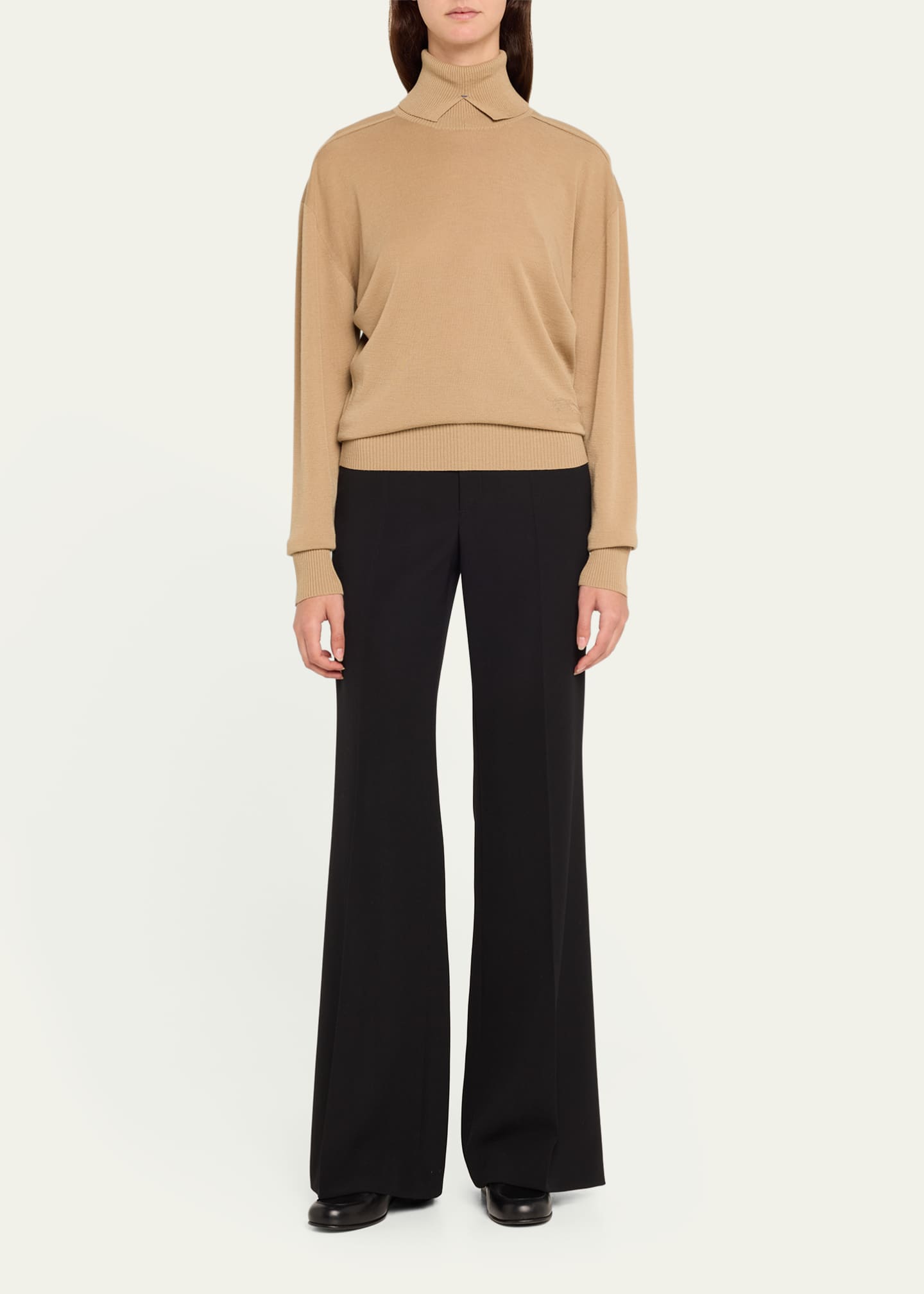 トップス BURBERRY high neck sweater Burberry High Neck Relaxed Fit Sweater Turtleneck | THE LIST