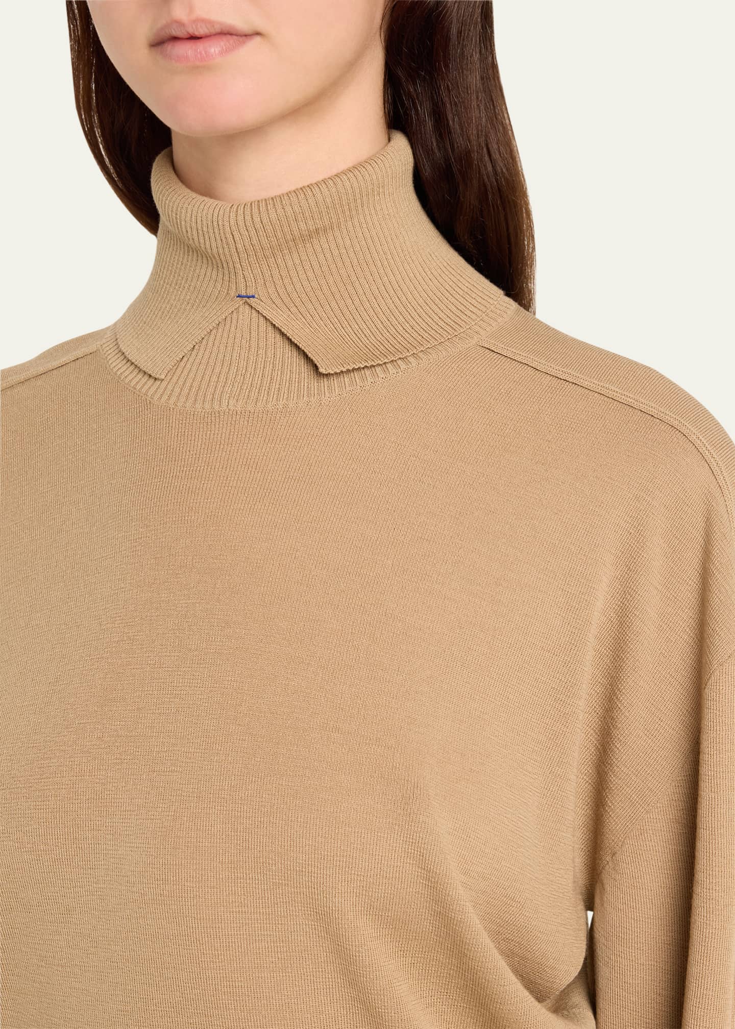 Wool Turtleneck Sweater - Thumbnail 5