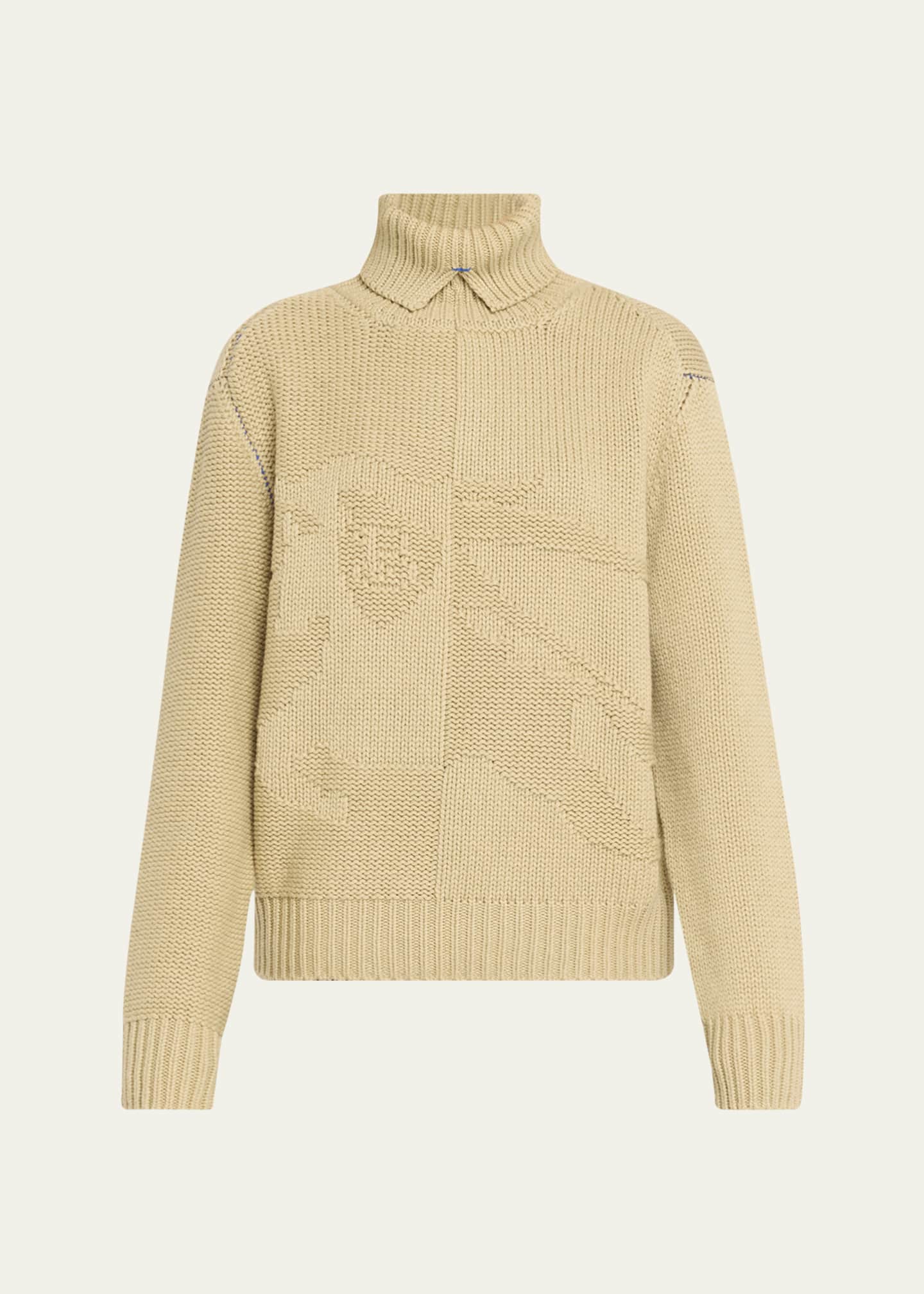 AUTH Burberry Raya Check Wool-Silk Sweater Size XS | eBay
