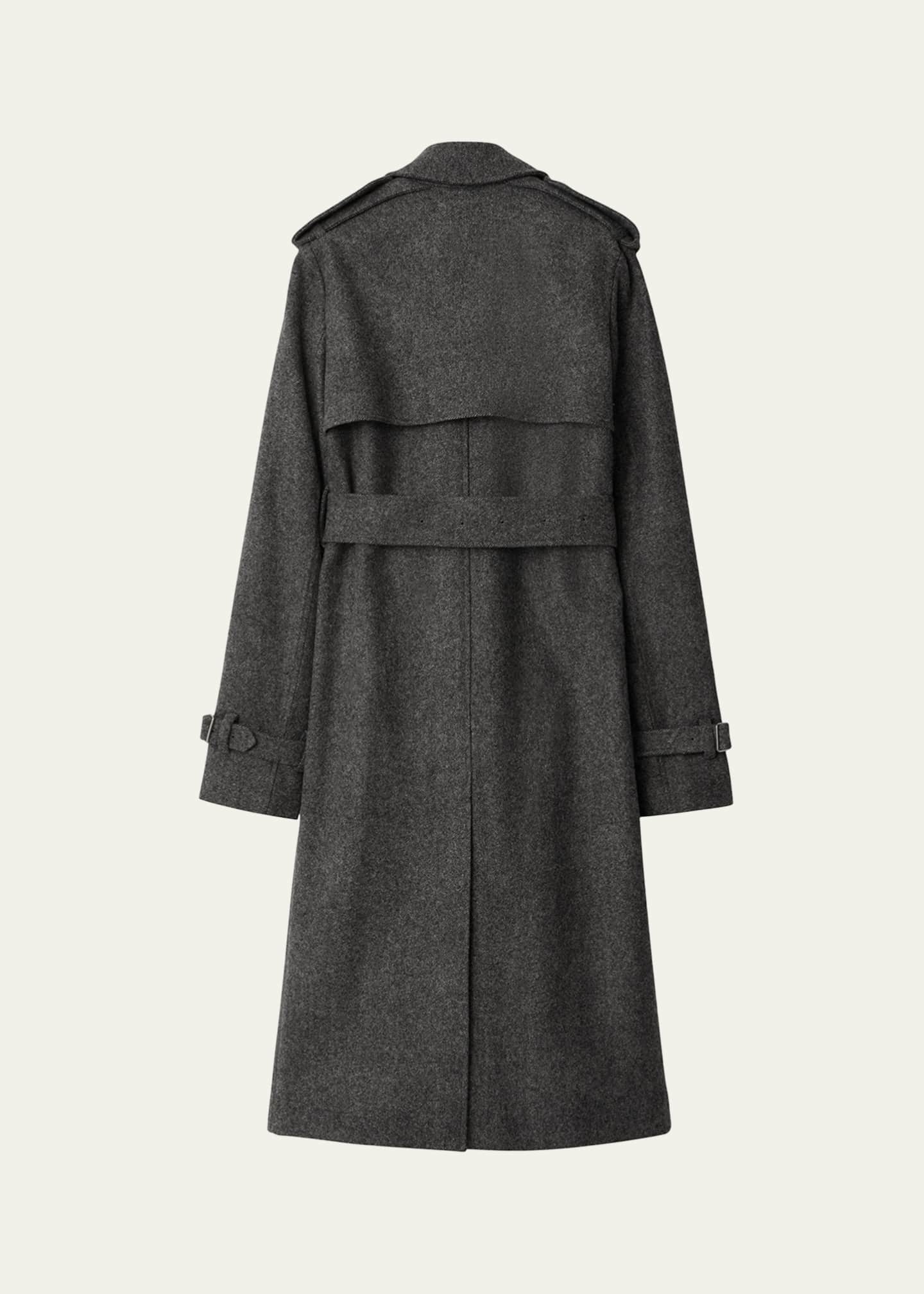 Burberry Belted Wool Trench Coat Image 2 of 3