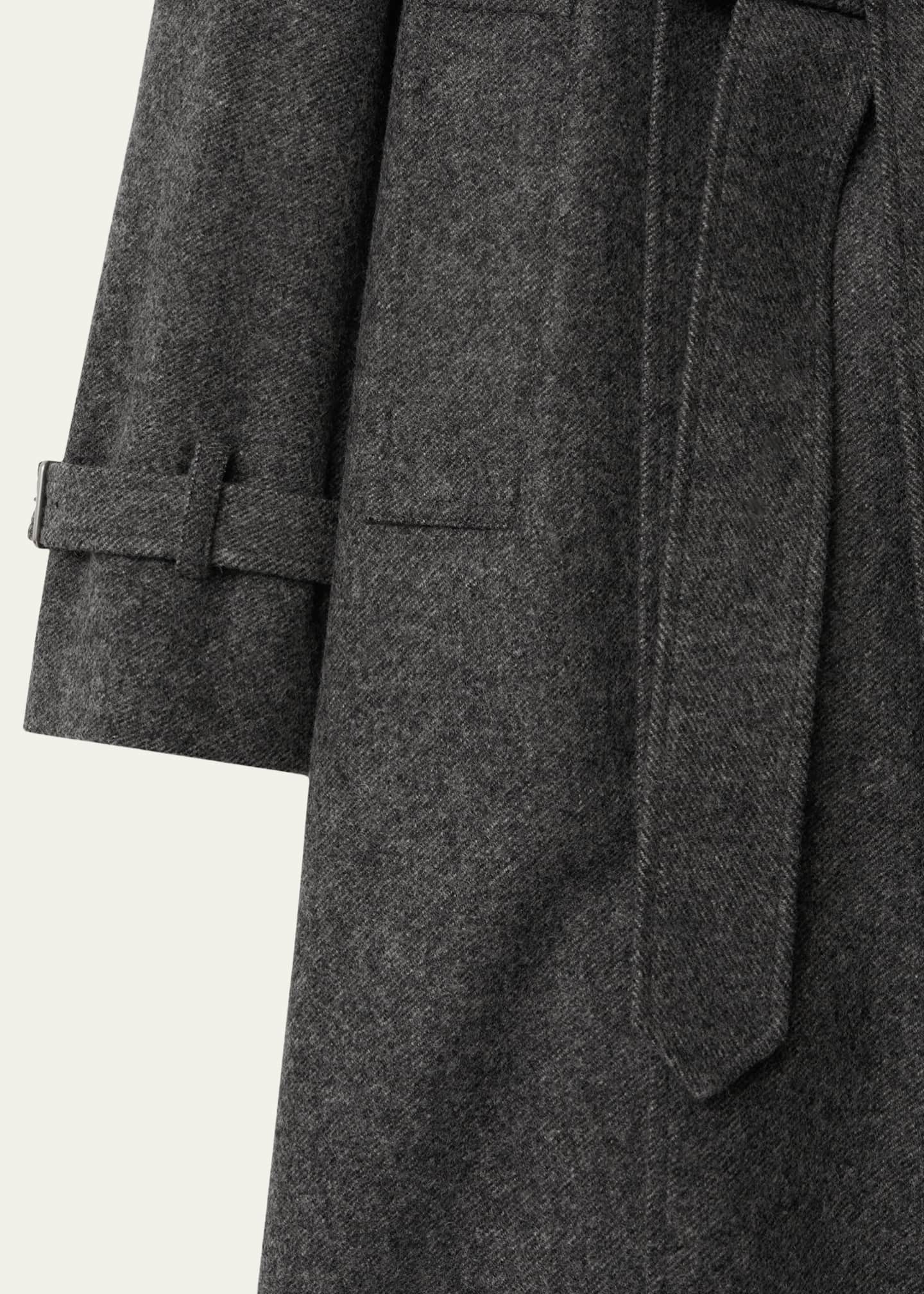 Burberry Belted Wool Trench Coat Image 3 of 3