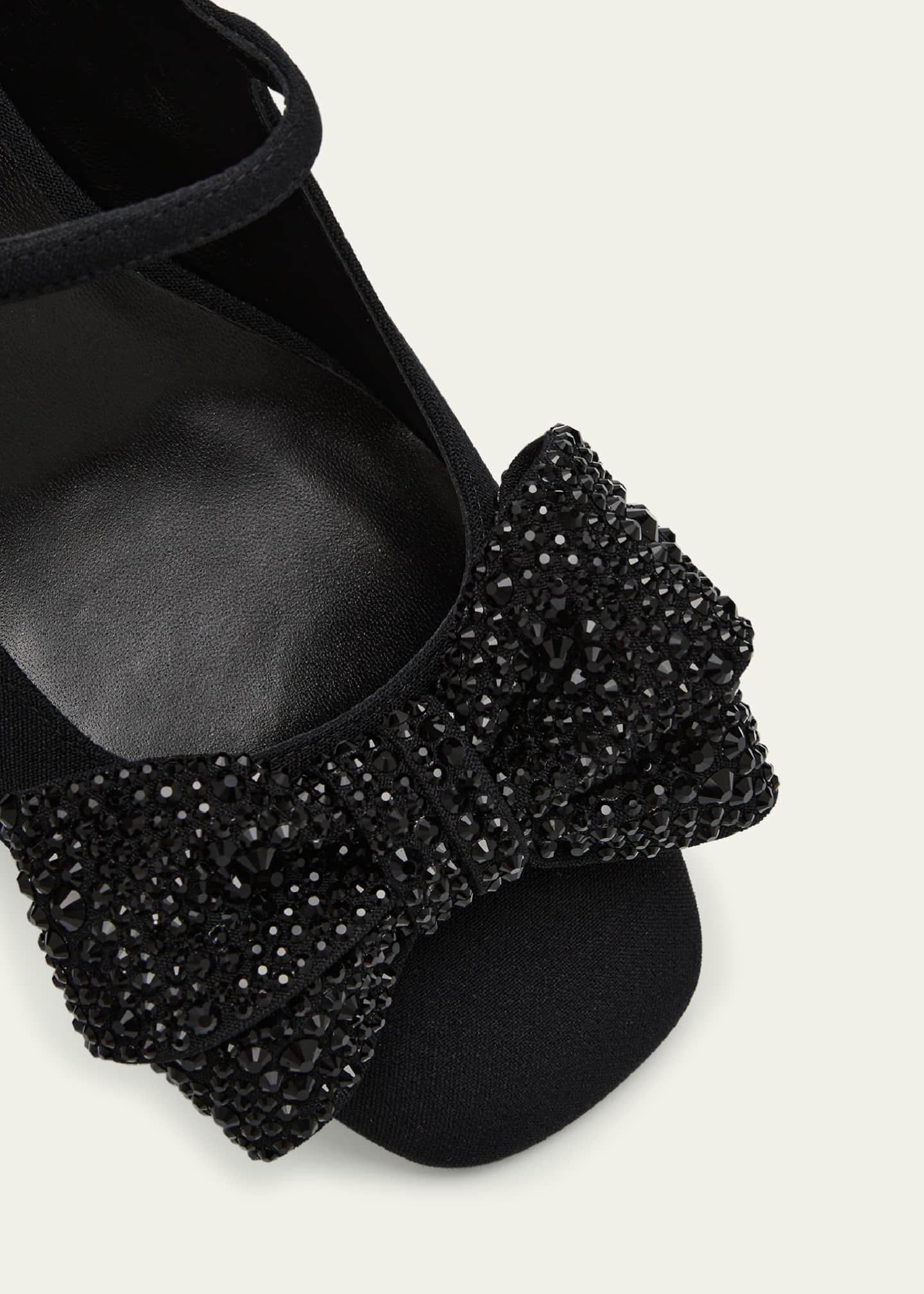 【VALENTINO】お買得★BOW BALLERINA パンプス Valentino Garavani Crystal Bow Mary Jane Ballerina Flats