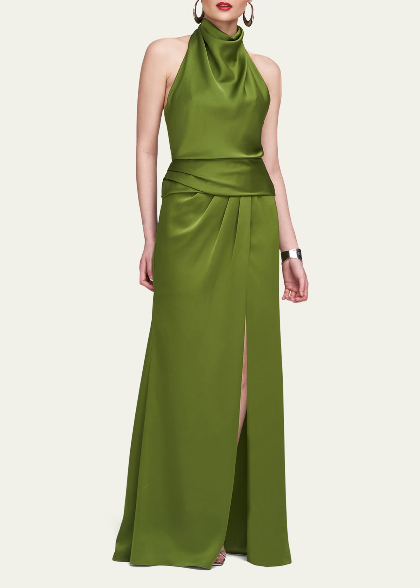 Halston halter dress new arrivals