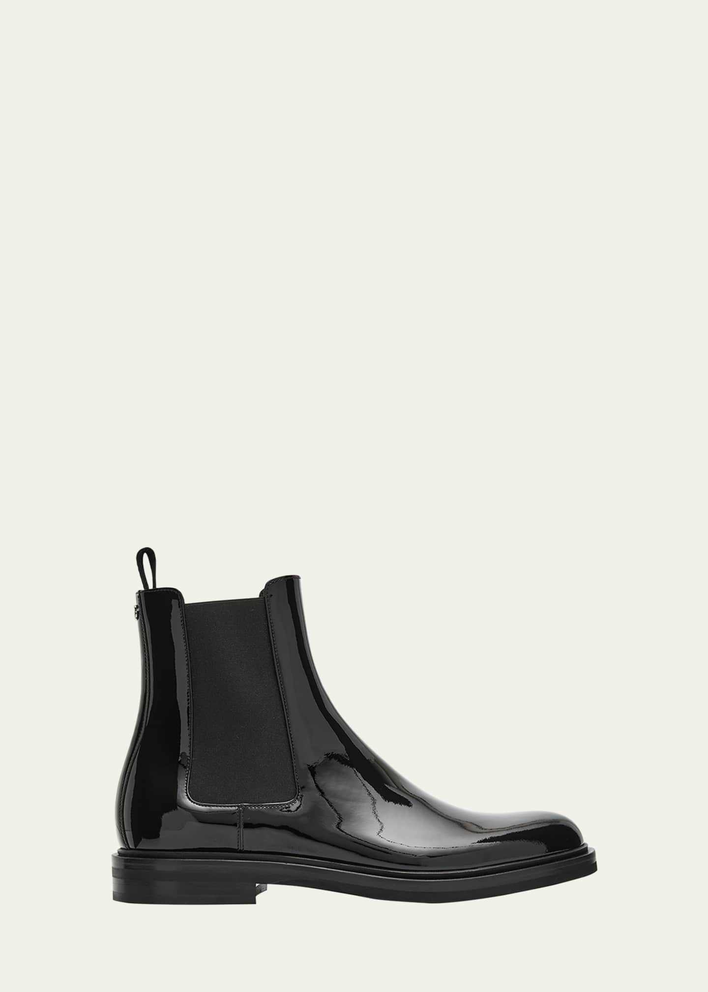 2976 women's patent leather chelsea boots