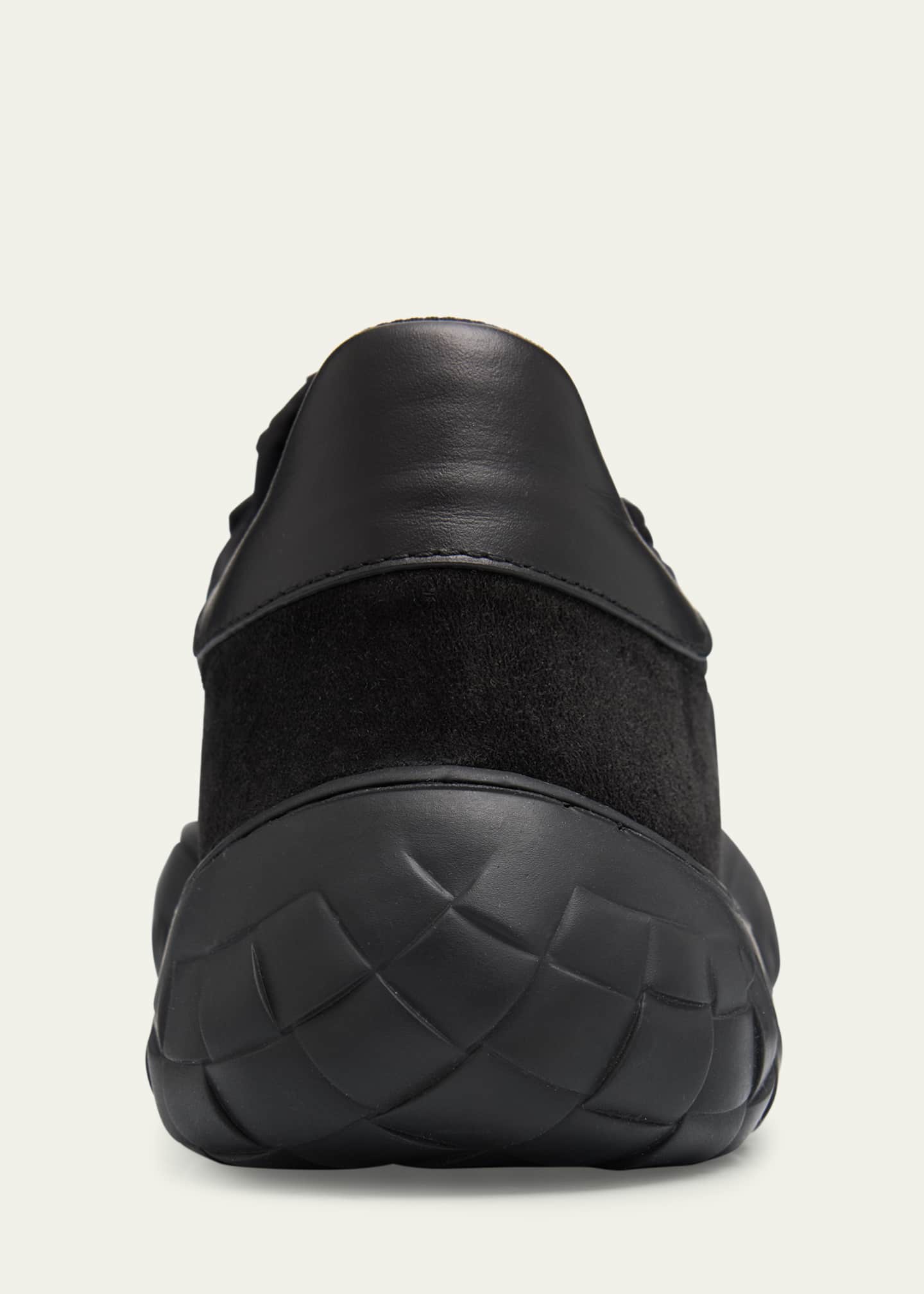 Bottega Veneta Men's Explora Nylon and Suede Low-Top Sneakers Image 5 of 6