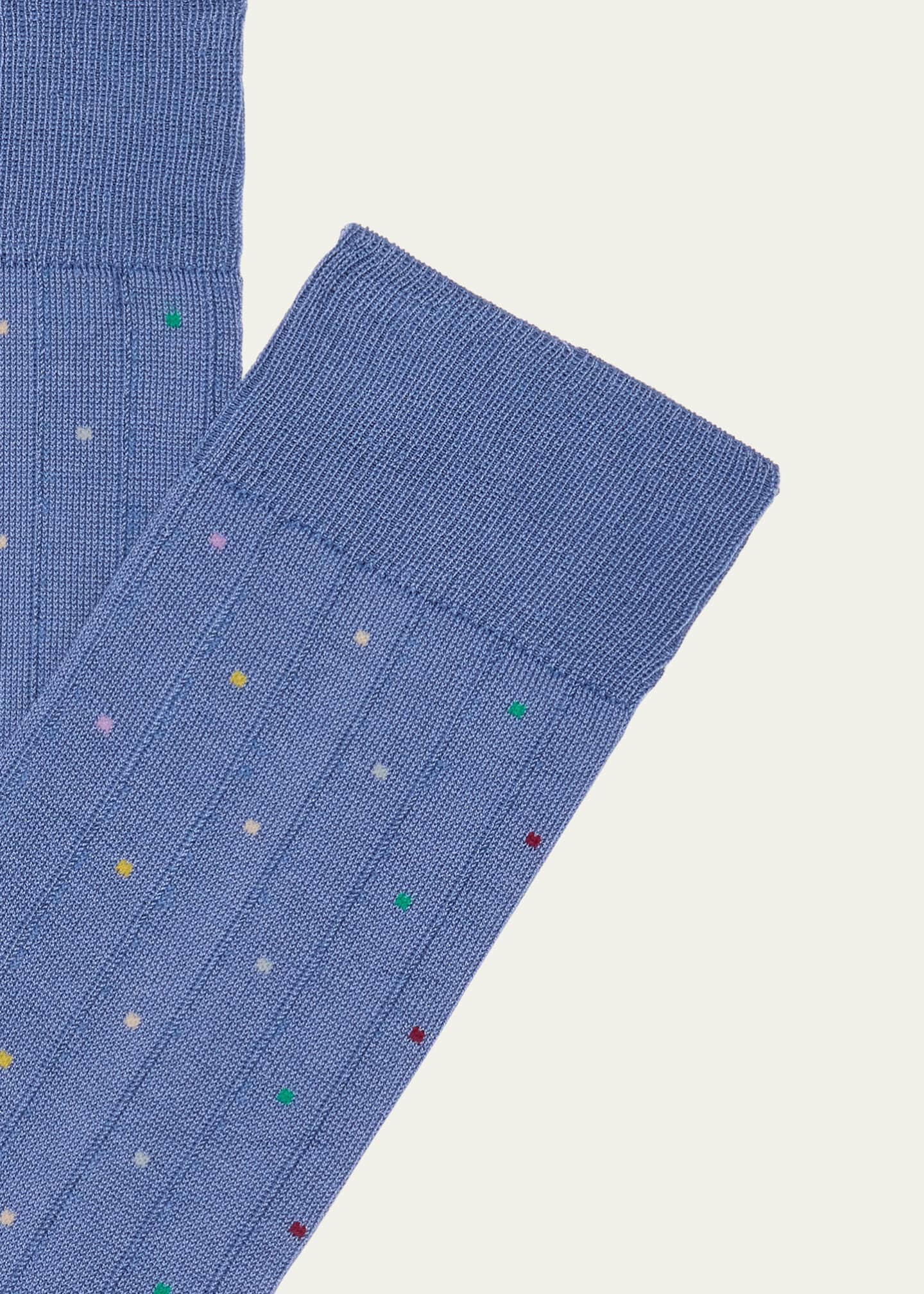 Paul Smith Men's Signature Dot Print Crew Socks Image 2 of 2