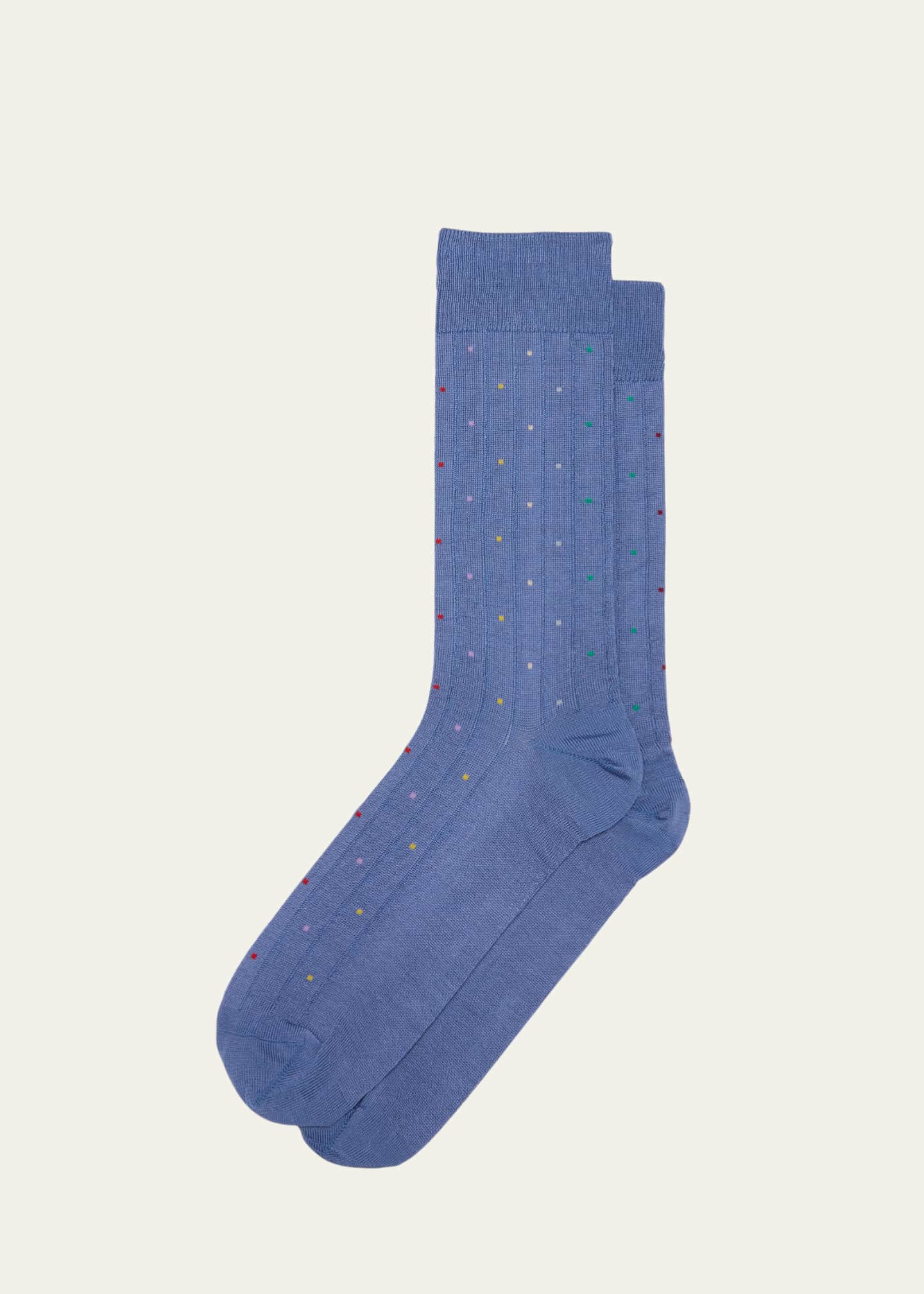 Paul Smith Men's Signature Dot Print Crew Socks Image 1 of 2