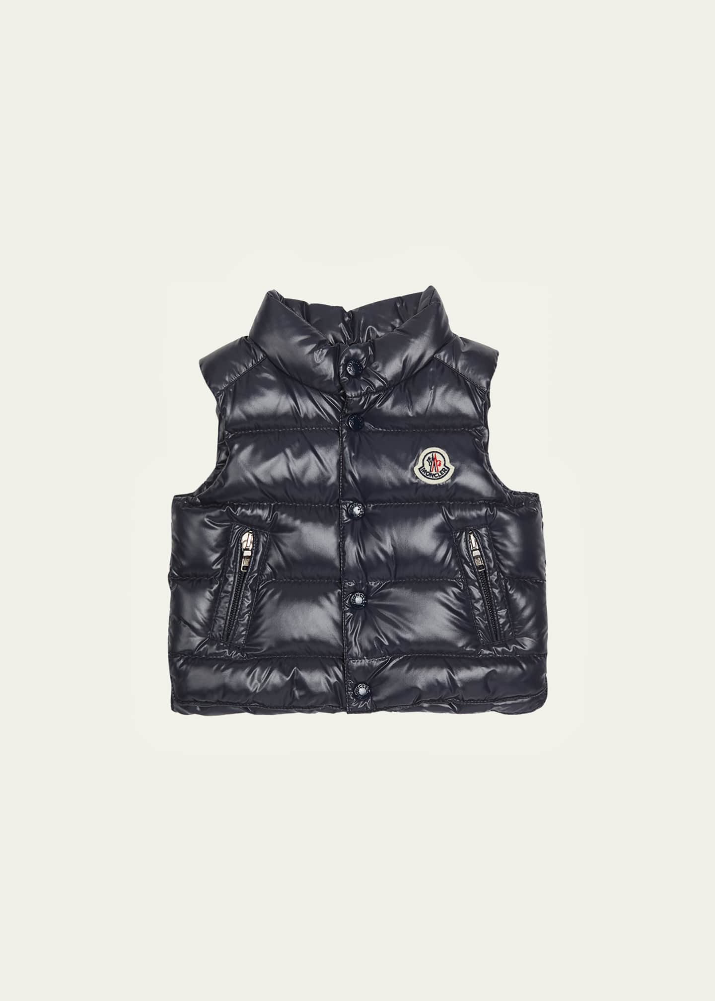 Moncler Boy's Bernard Shiny Vest, Size 6M-3 - Bergdorf Goodman