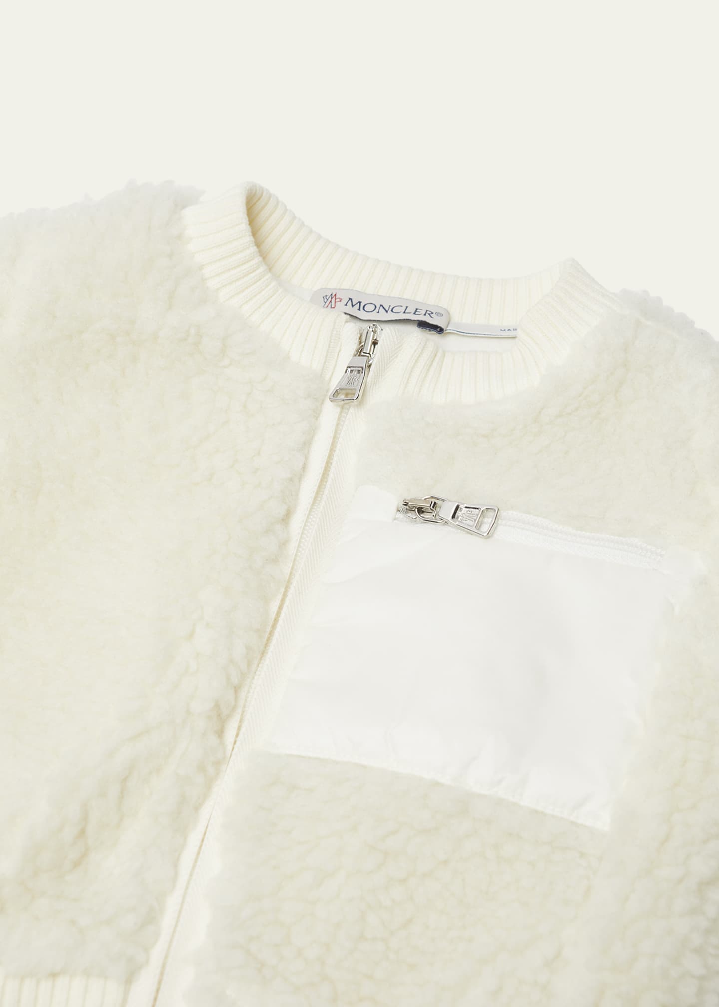 Moncler Girl's Plush Jacket & Sweatpants Set, Size 6M-3 Image 3 of 3
