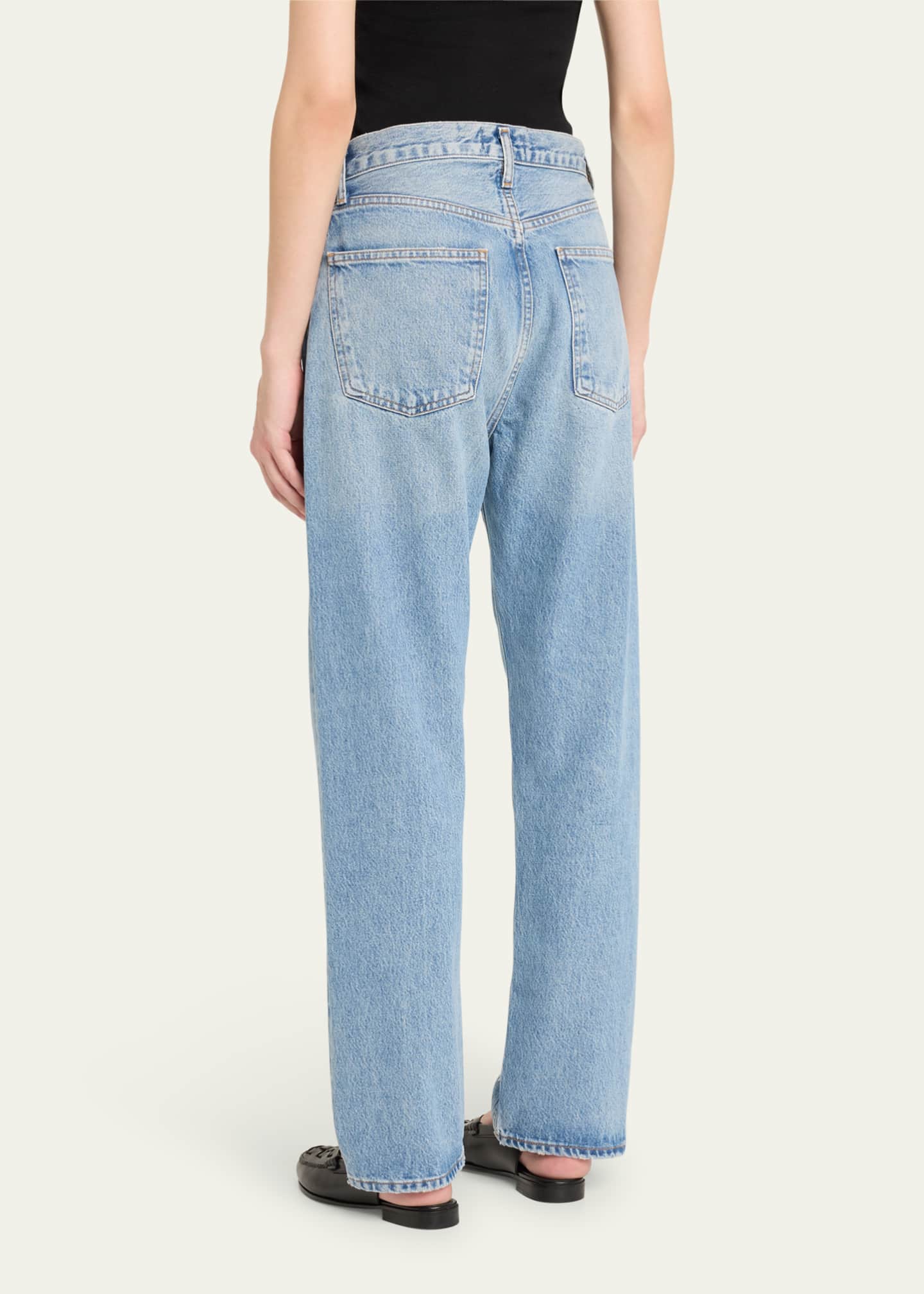 90s Pinch Waist High-Rise Straight Jeans