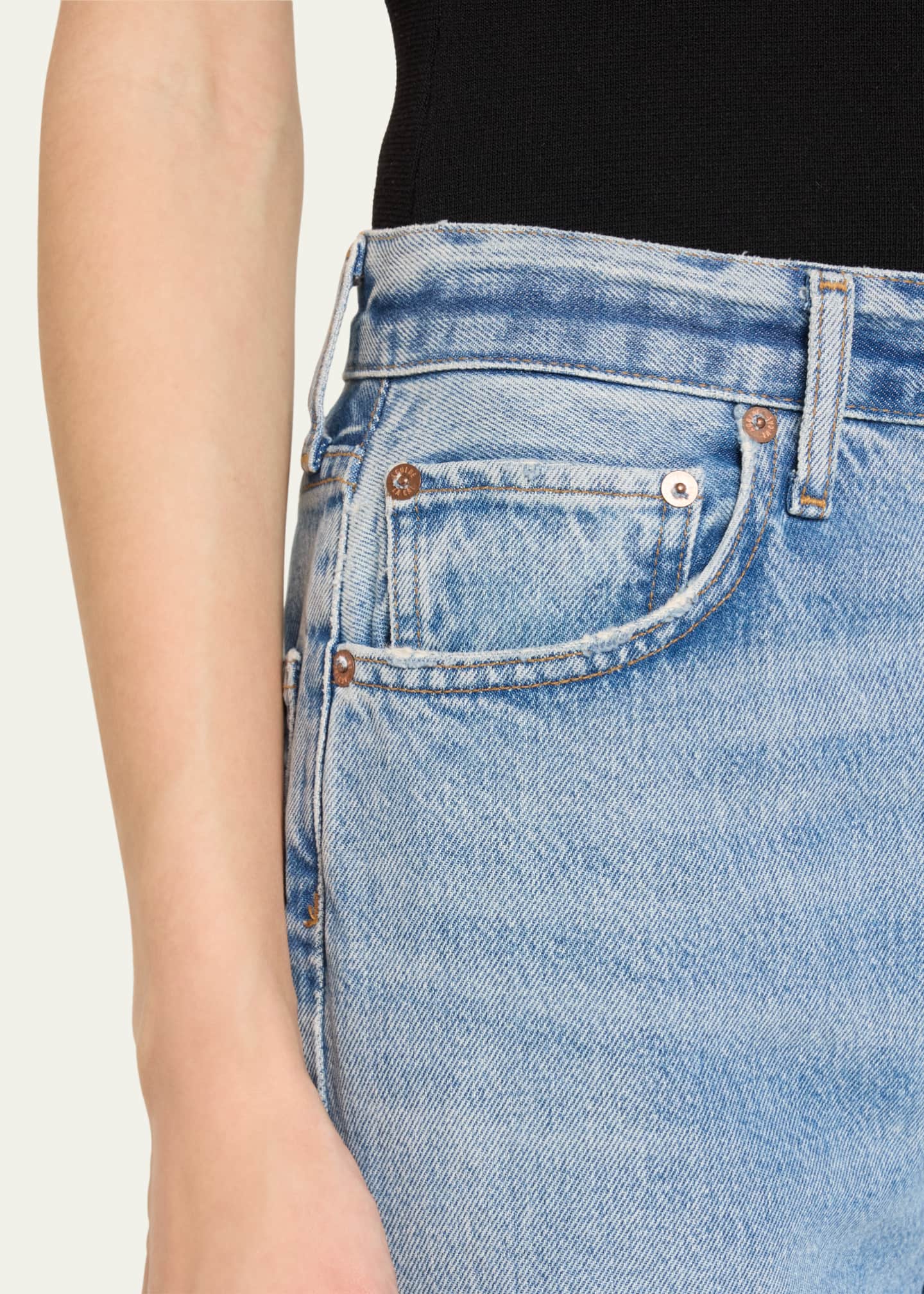 90s Pinch Waist High-Rise Straight Jeans